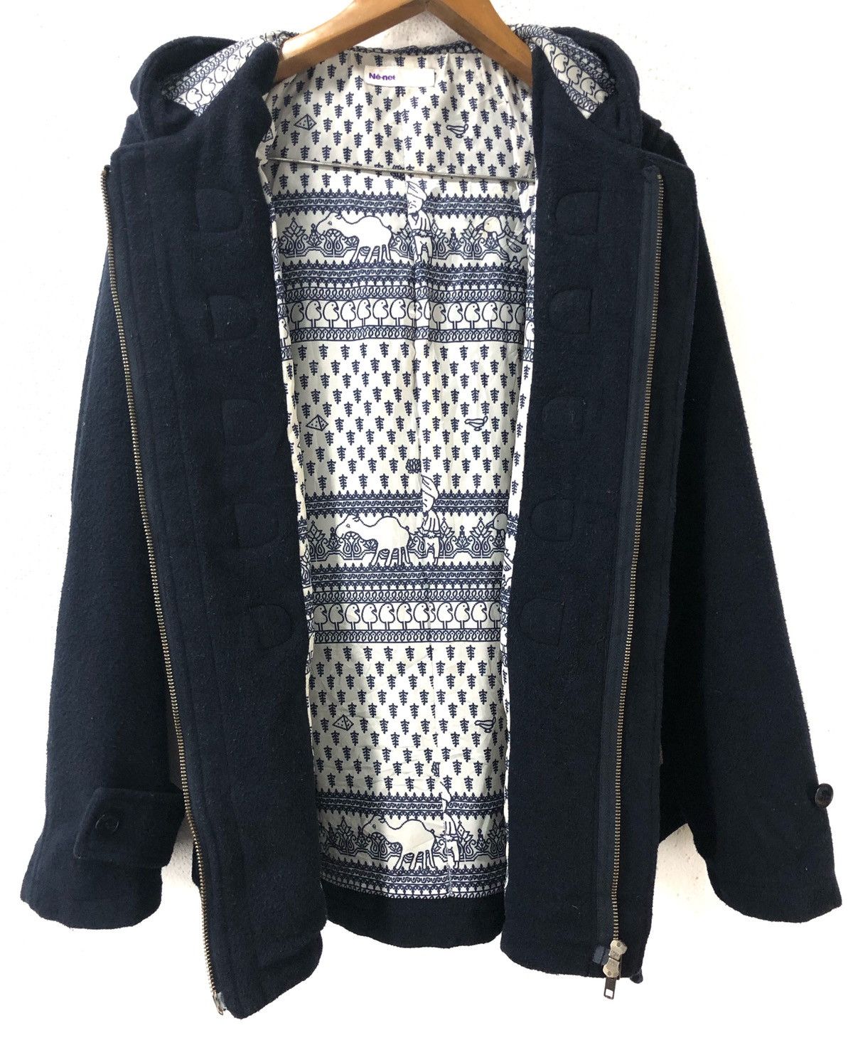 Issey Miyake Issey Miyake Ne-Net Tartan Wool Trench Coat cw21 Size US M / EU 48-50 / 2 - 11 Thumbnail