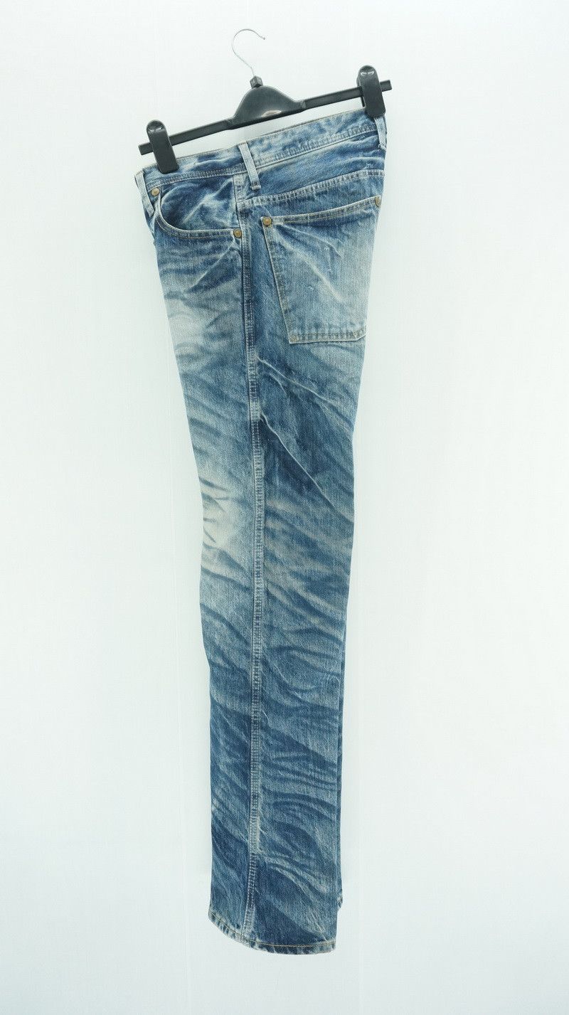 Japanese Brand Vintage BLUEWAY Full Whiskering Fade Distressed Denim Jeans Size US 32 / EU 48 - 8 Thumbnail