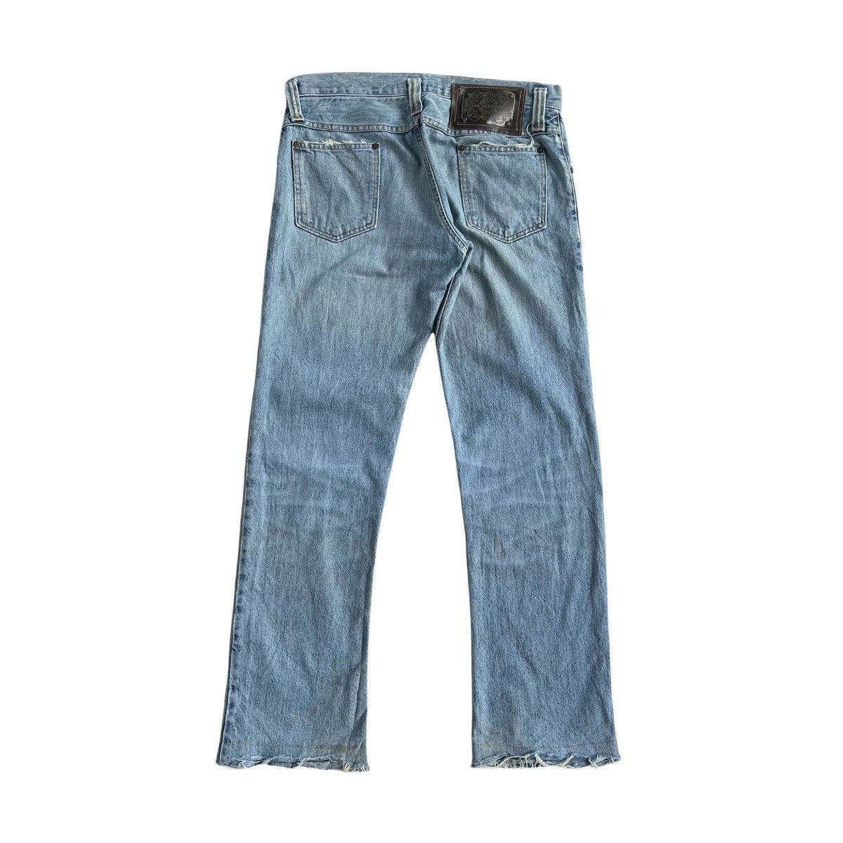 Dolce & Gabbana Dolce Gabbana Light Blue Straight Cut Denim Jeans Size US 33 - 2 Thumbnail