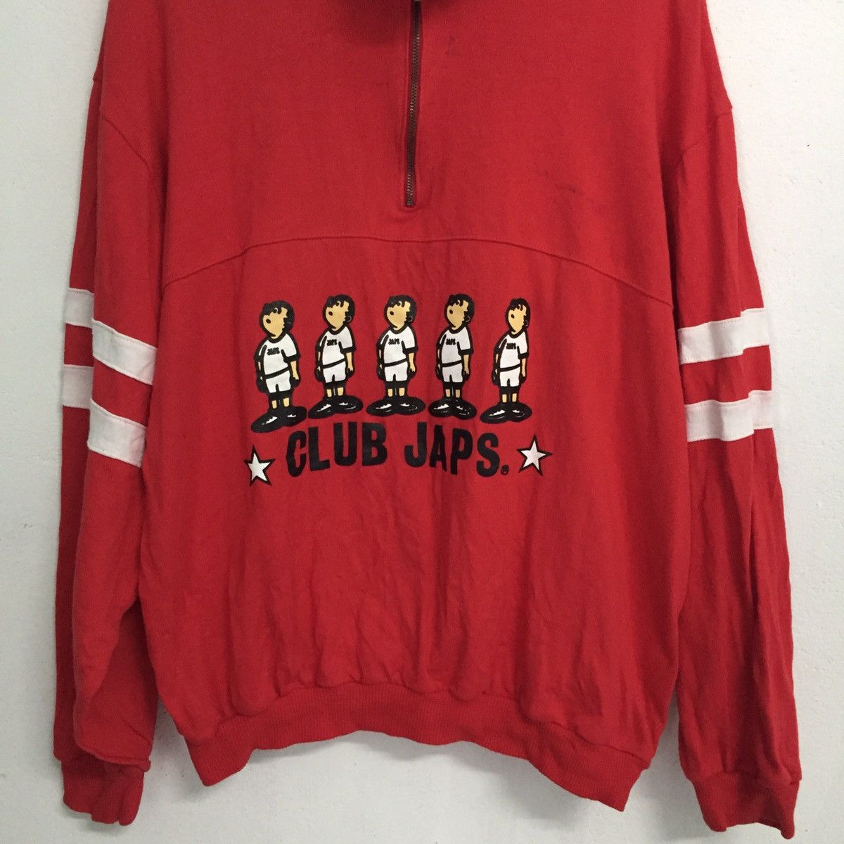Japanese Brand Club Japs Half Zip Sweatshirt MADE IN JAPAN Size US M / EU 48-50 / 2 - 4 Thumbnail