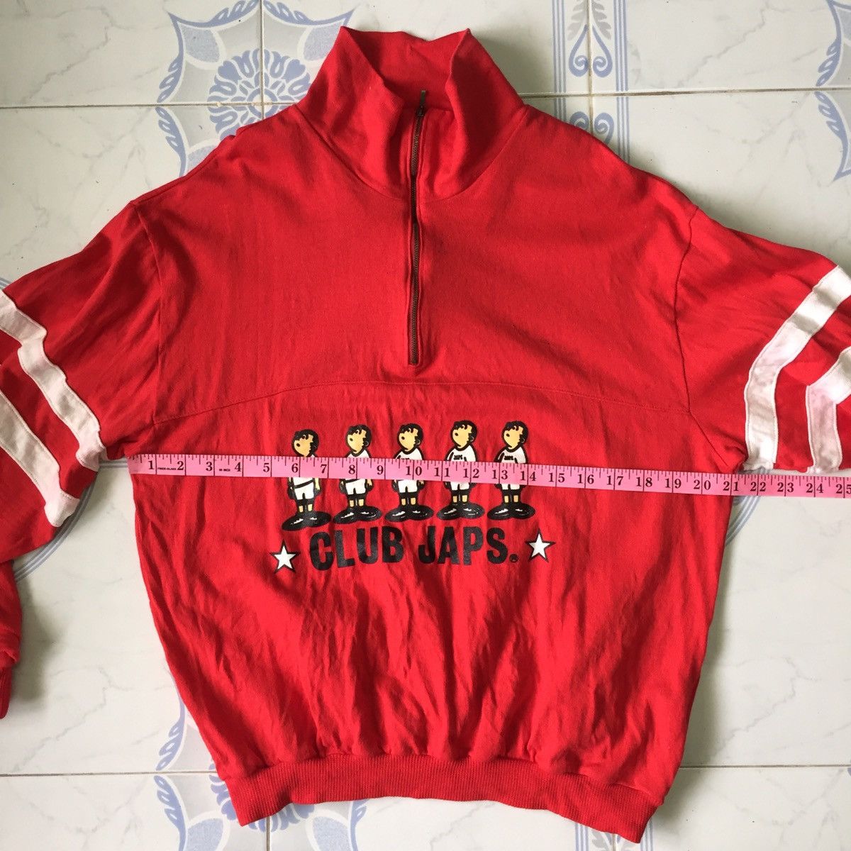 Japanese Brand Club Japs Half Zip Sweatshirt MADE IN JAPAN Size US M / EU 48-50 / 2 - 17 Thumbnail
