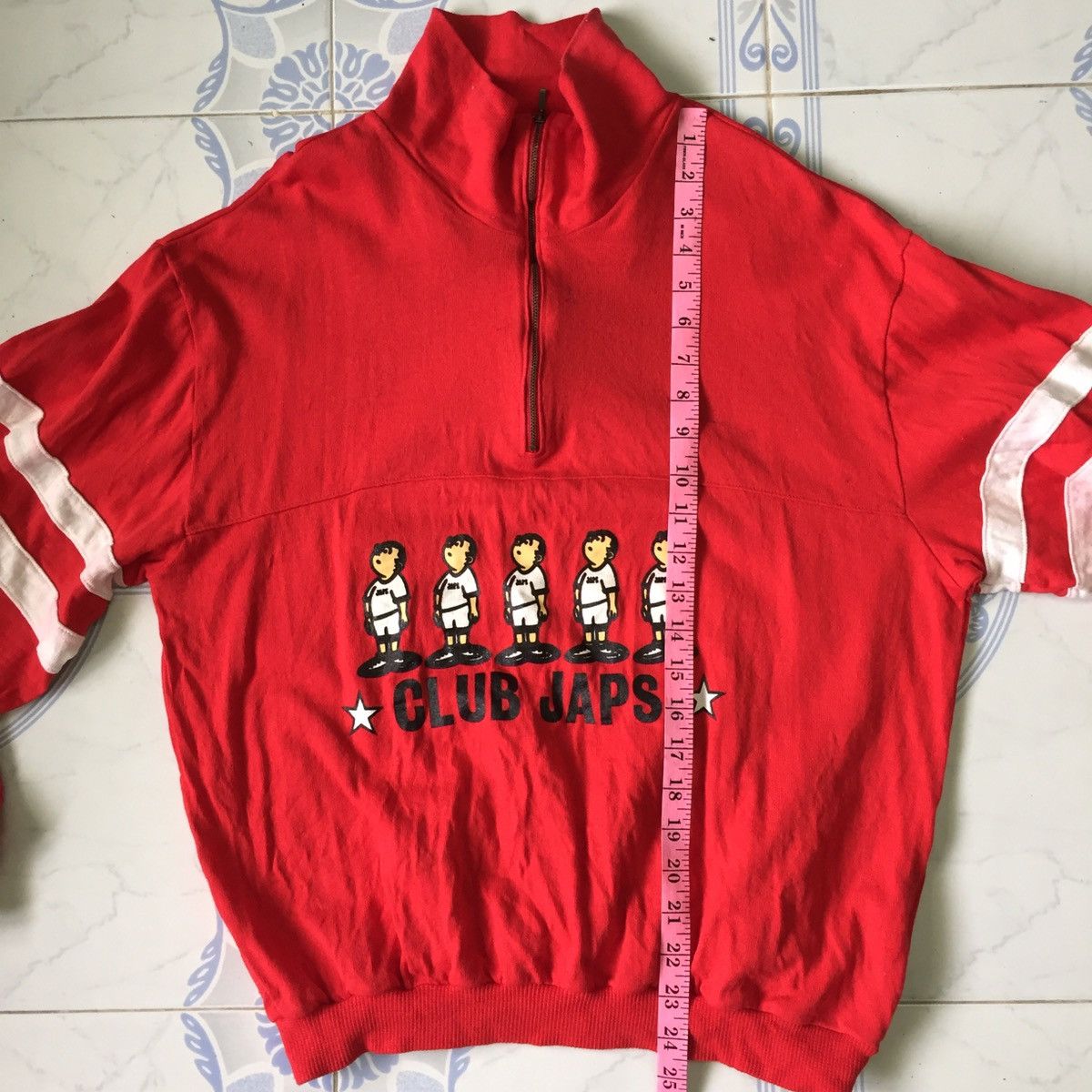 Japanese Brand Club Japs Half Zip Sweatshirt MADE IN JAPAN Size US M / EU 48-50 / 2 - 18 Thumbnail