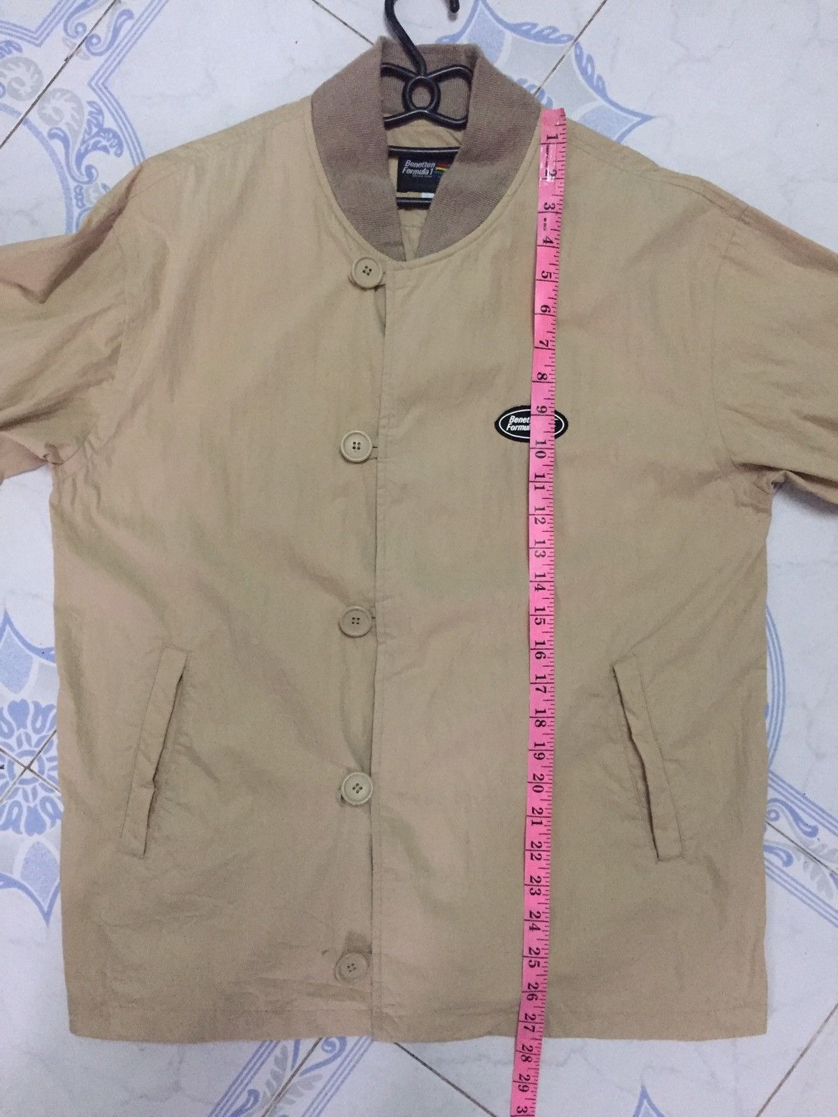 Benetton Thin Benetton Formula 1 Button Jacket Outerwear Size US L / EU 52-54 / 3 - 23 Thumbnail