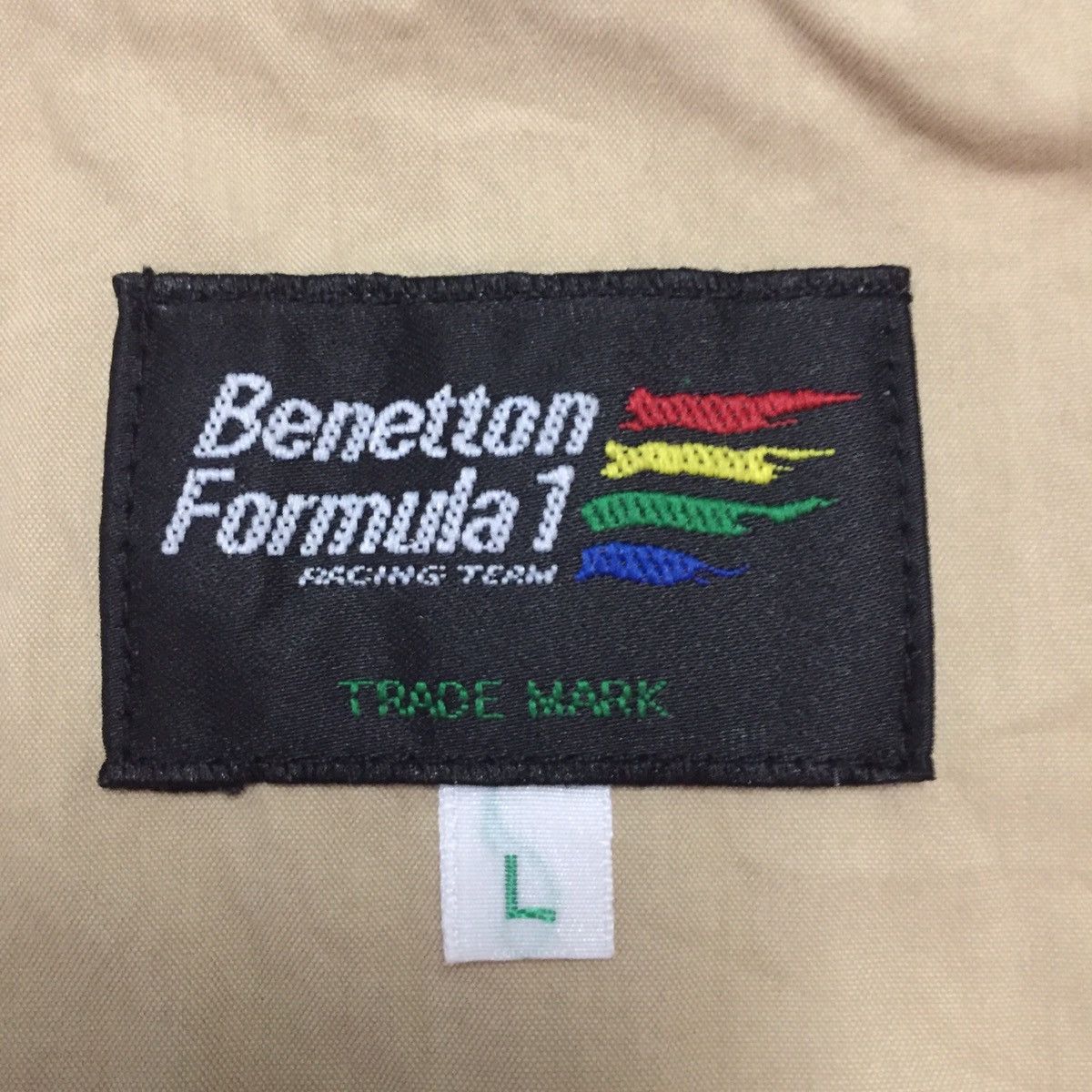 Benetton Thin Benetton Formula 1 Button Jacket Outerwear Size US L / EU 52-54 / 3 - 18 Thumbnail