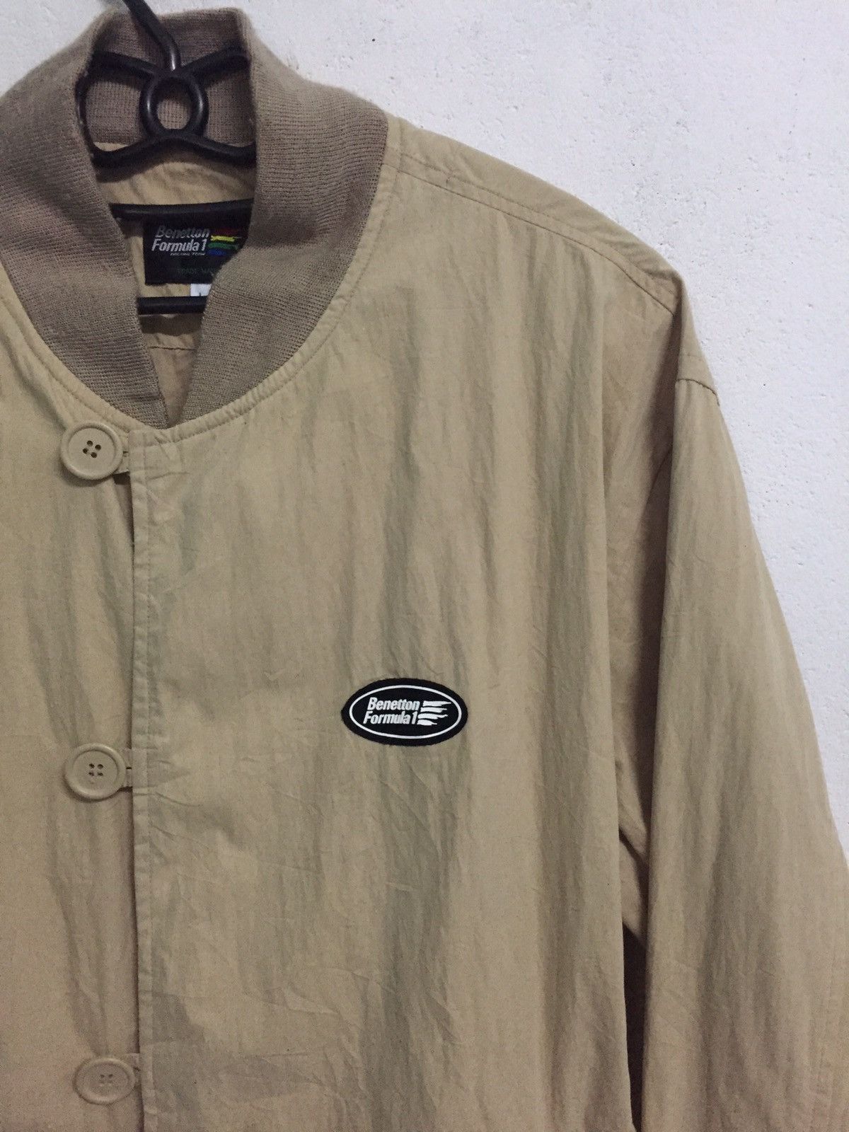 Benetton Thin Benetton Formula 1 Button Jacket Outerwear Size US L / EU 52-54 / 3 - 2 Thumbnail