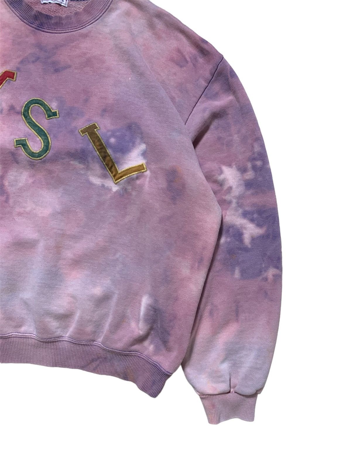 Yves Saint Laurent Vintage Yes Saint Laurent Tie Dye Sweatshirt Size XS / US 0-2 / IT 36-38 - 3 Thumbnail