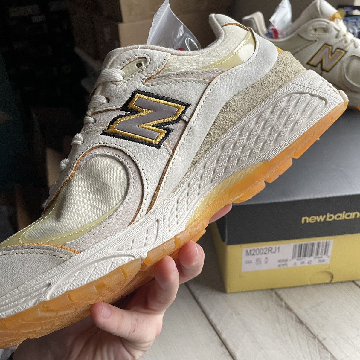 Joe Freshgoods × New Balance JFG M2002RJ1 conversations amongst us dawn glow sea salt Size US 8.5 / EU 41-42 - 9 Thumbnail