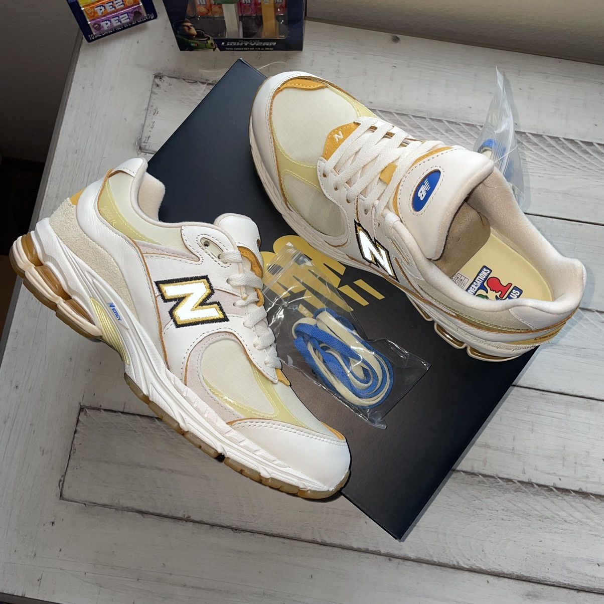 Joe Freshgoods × New Balance JFG M2002RJ1 conversations amongst us dawn glow sea salt Size US 8.5 / EU 41-42 - 4 Thumbnail