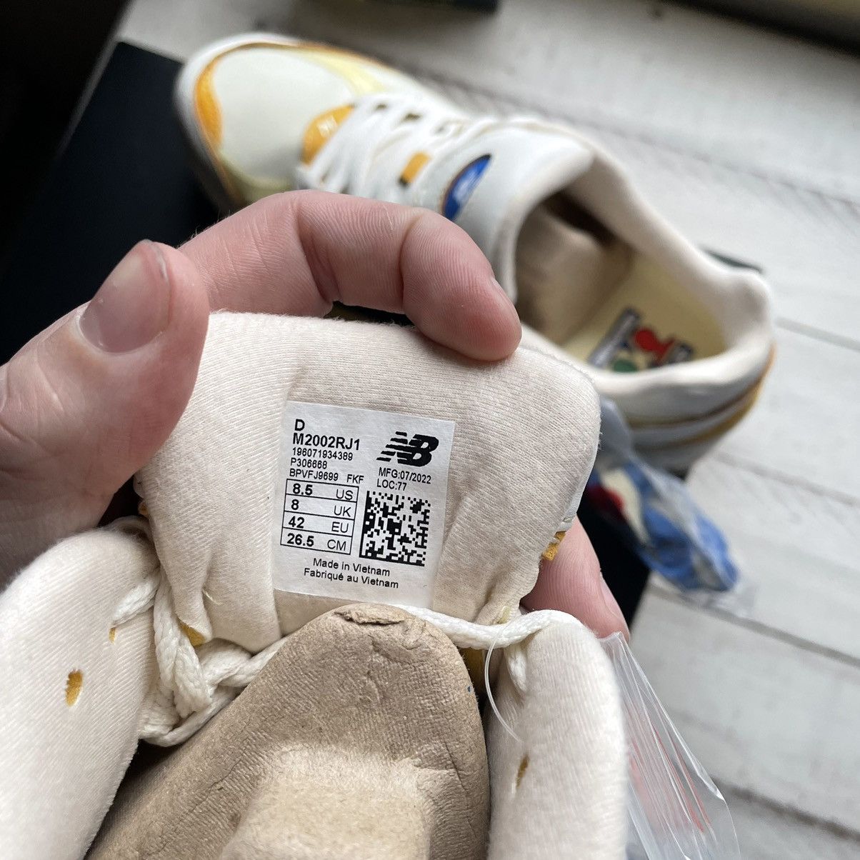 Joe Freshgoods × New Balance JFG M2002RJ1 conversations amongst us dawn glow sea salt Size US 8.5 / EU 41-42 - 12 Thumbnail