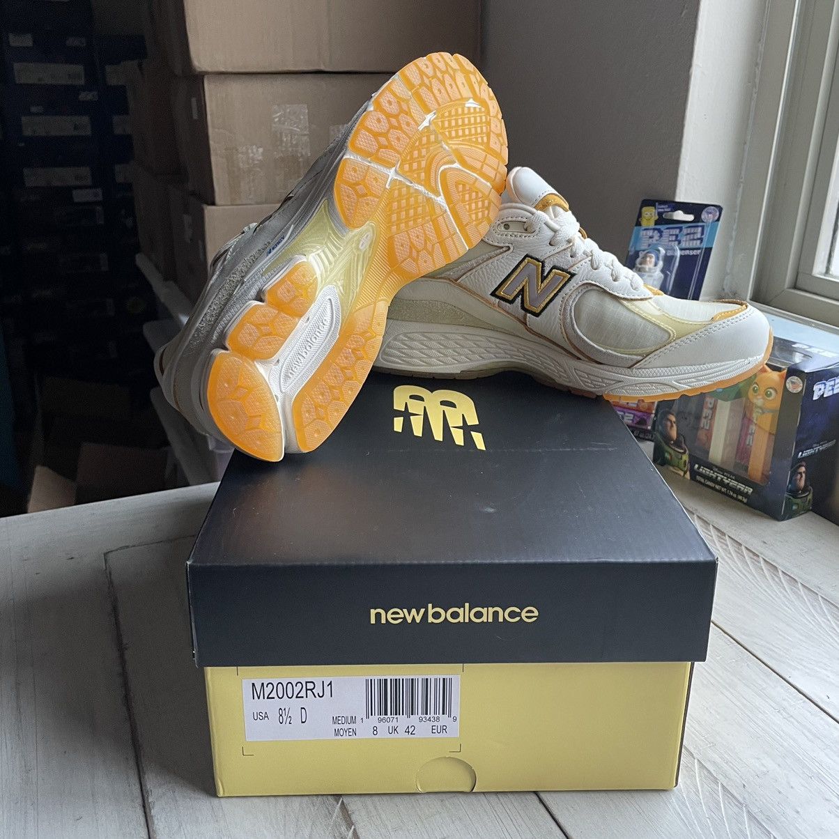 Joe Freshgoods × New Balance JFG M2002RJ1 conversations amongst us dawn glow sea salt Size US 8.5 / EU 41-42 - 5 Thumbnail