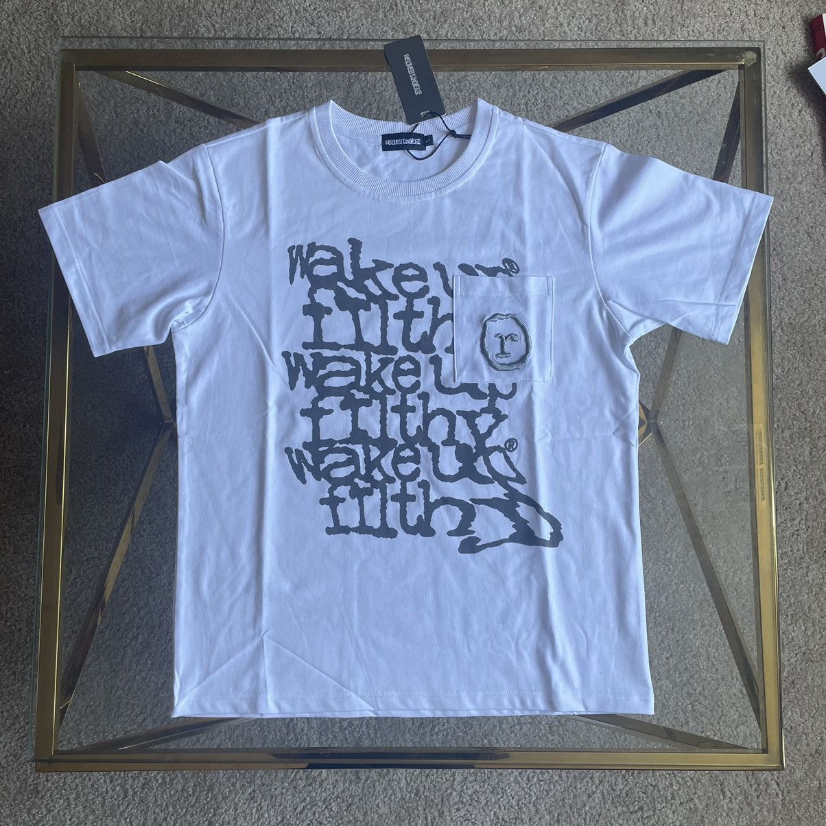 Reckless Scholars WORKiNG ON DYiNG x RECKLESS SCHOLARS WAKE UP FiLTHY TEE Size US M / EU 48-50 / 2 - 2 Thumbnail