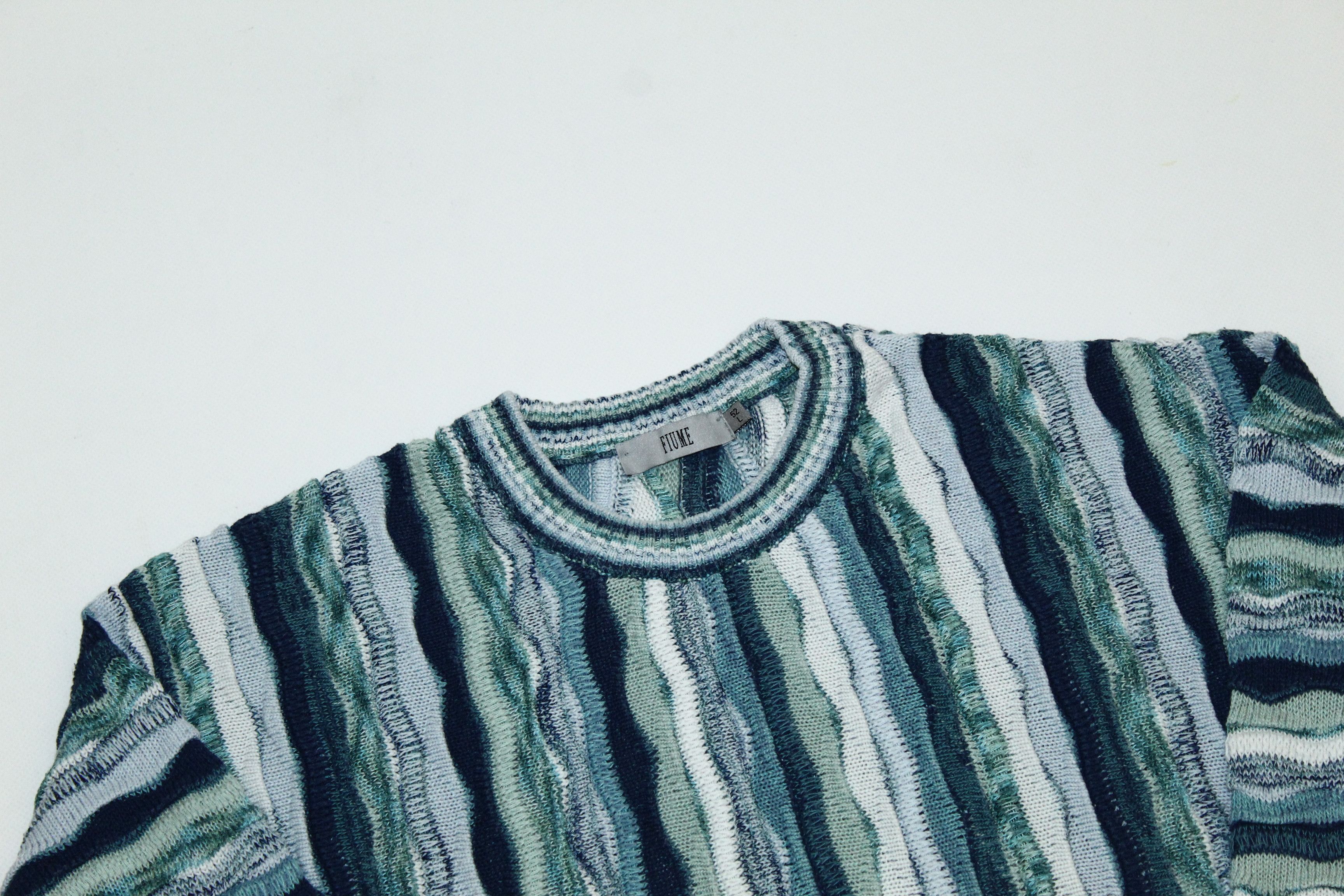 Coogi Rare Vtg Fiume Italy Cosby Knit Blend Crew Neck Sweater Size US XL / EU 56 / 4 - 2 Thumbnail