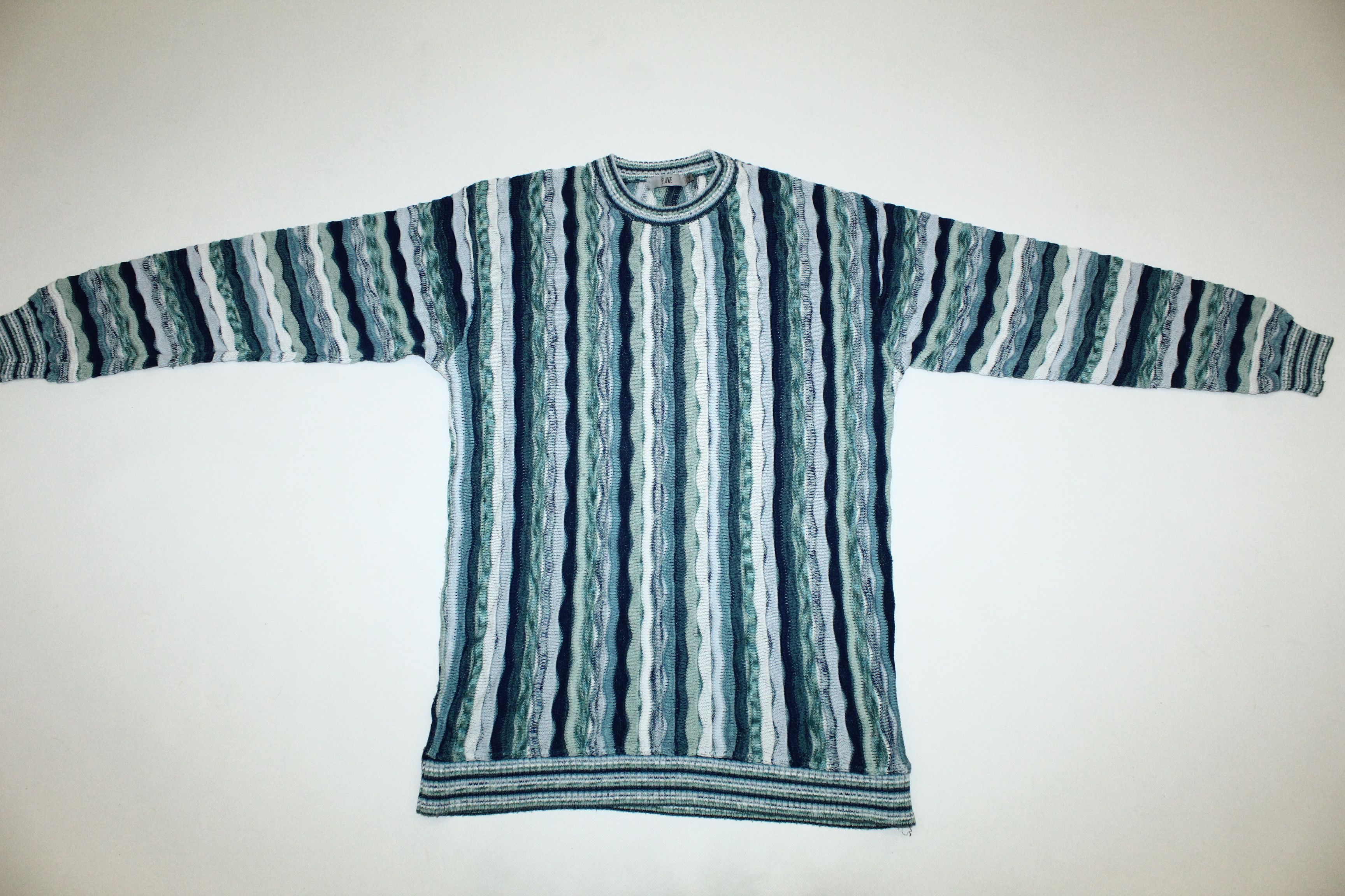 Coogi Rare Vtg Fiume Italy Cosby Knit Blend Crew Neck Sweater Size US XL / EU 56 / 4 - 3 Thumbnail