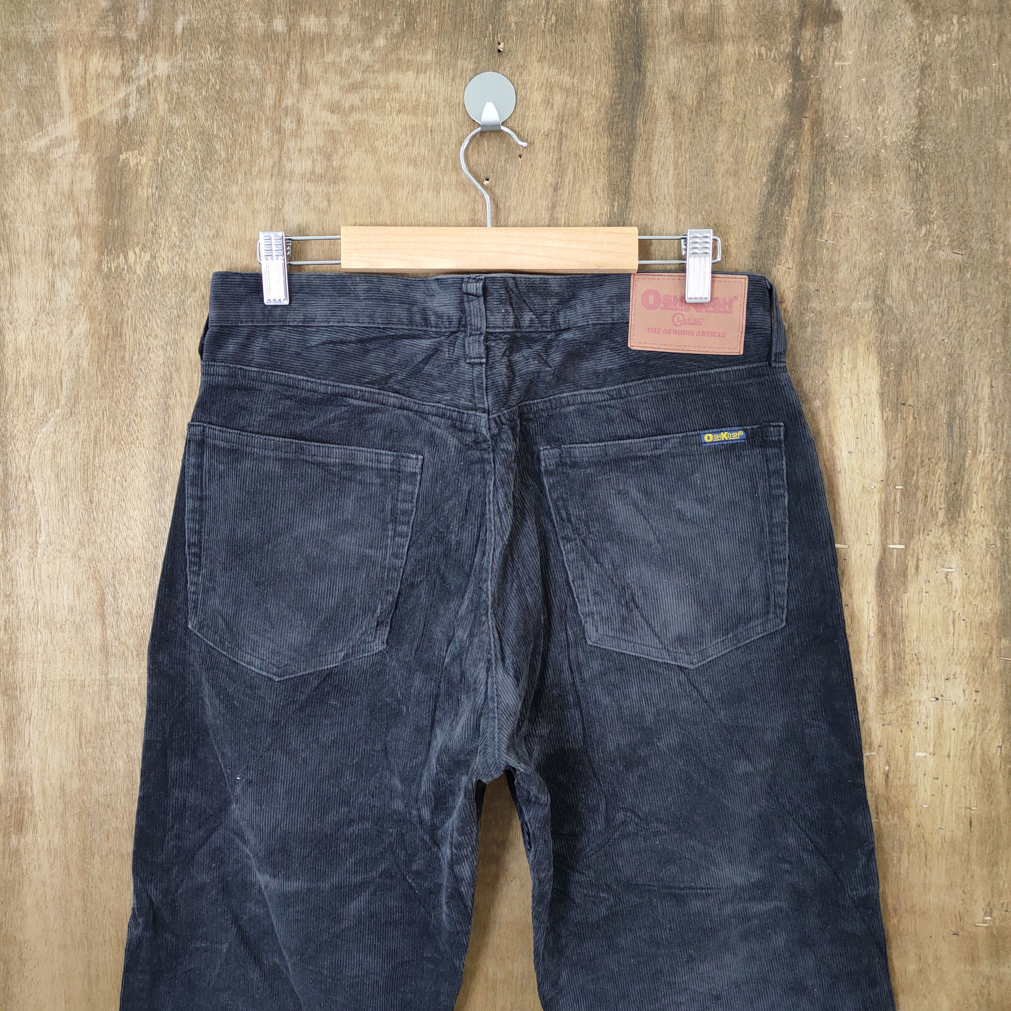 Oshkosh OSH KOSH FADED BLACK CORDUROY PANTS Size US 30 / EU 46 - 5 Thumbnail