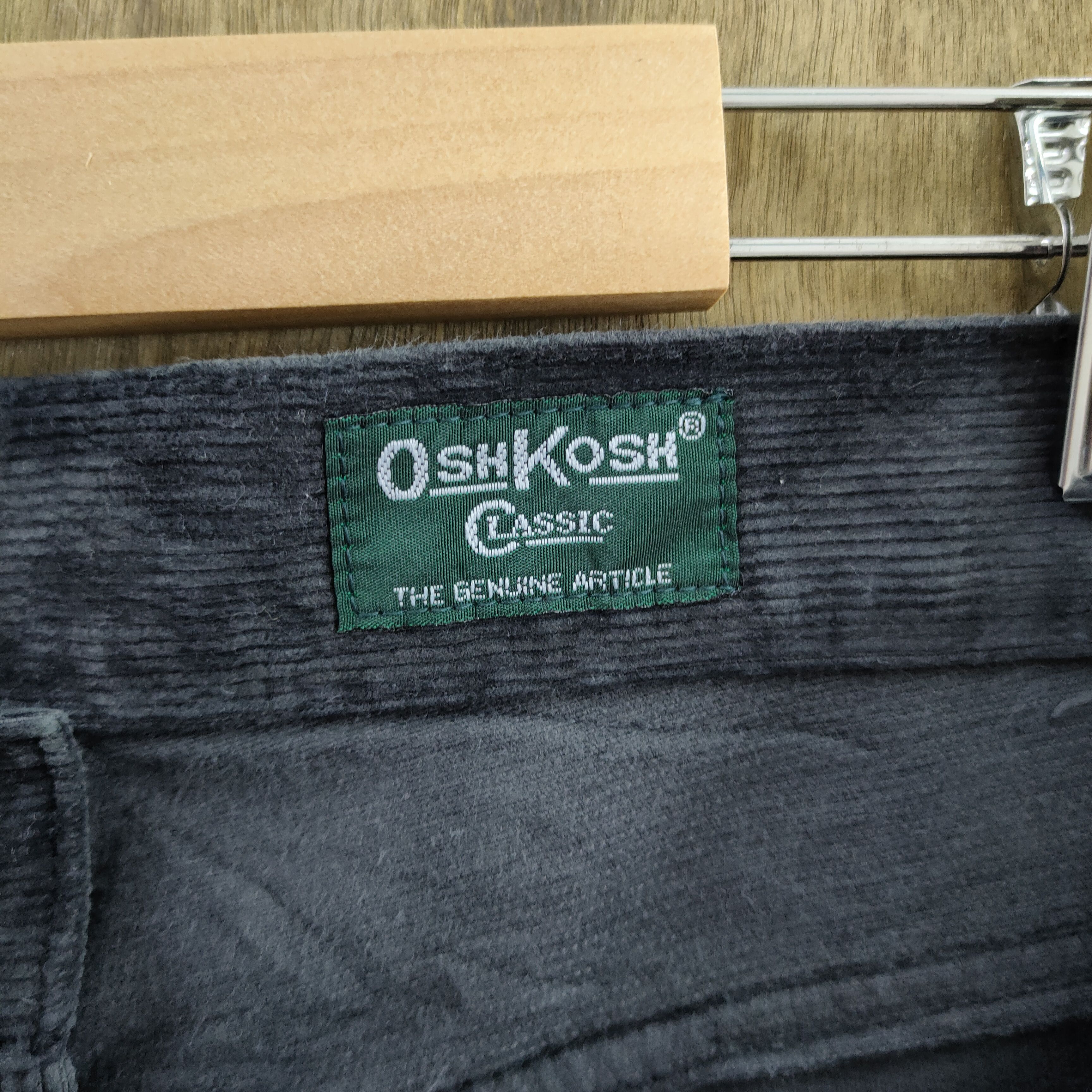 Oshkosh OSH KOSH FADED BLACK CORDUROY PANTS Size US 30 / EU 46 - 10 Thumbnail