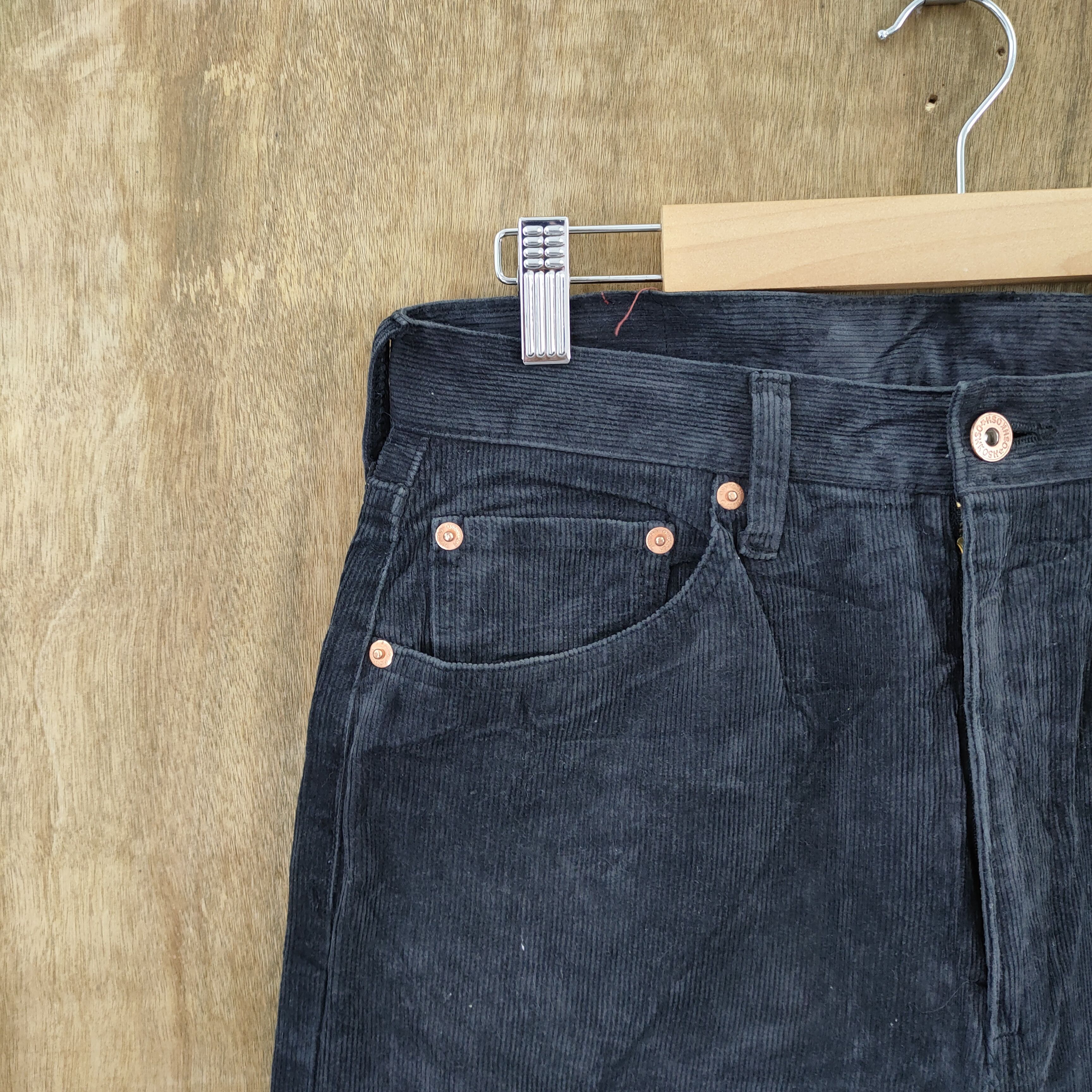 Oshkosh OSH KOSH FADED BLACK CORDUROY PANTS Size US 30 / EU 46 - 9 Thumbnail