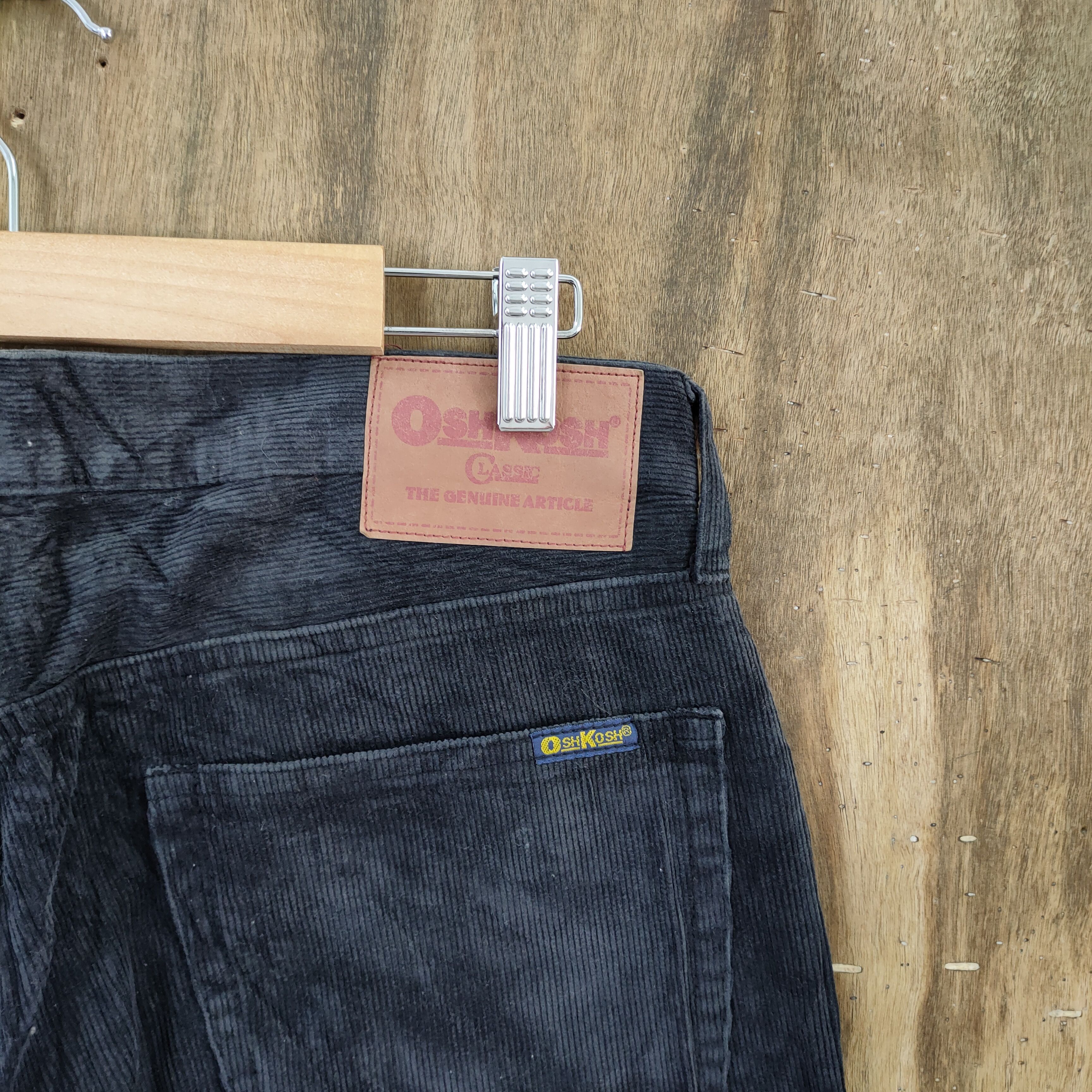 Oshkosh OSH KOSH FADED BLACK CORDUROY PANTS Size US 30 / EU 46 - 11 Thumbnail