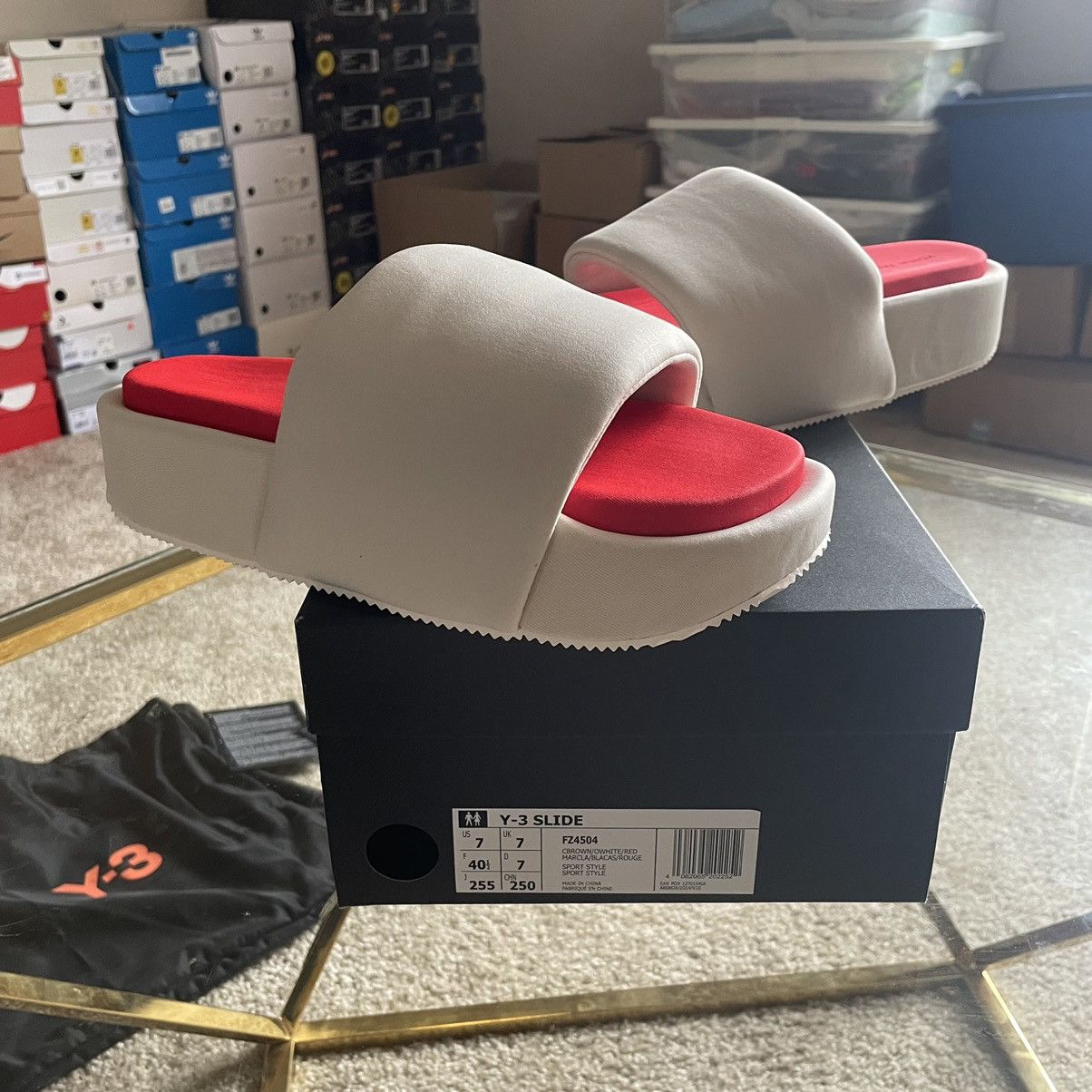 Adidas × Y-3 × Yohji Yamamoto Y-3 bliss slide chunky minimalism FZ4504 Size US 8 / IT 38 - 1 Thumbnail