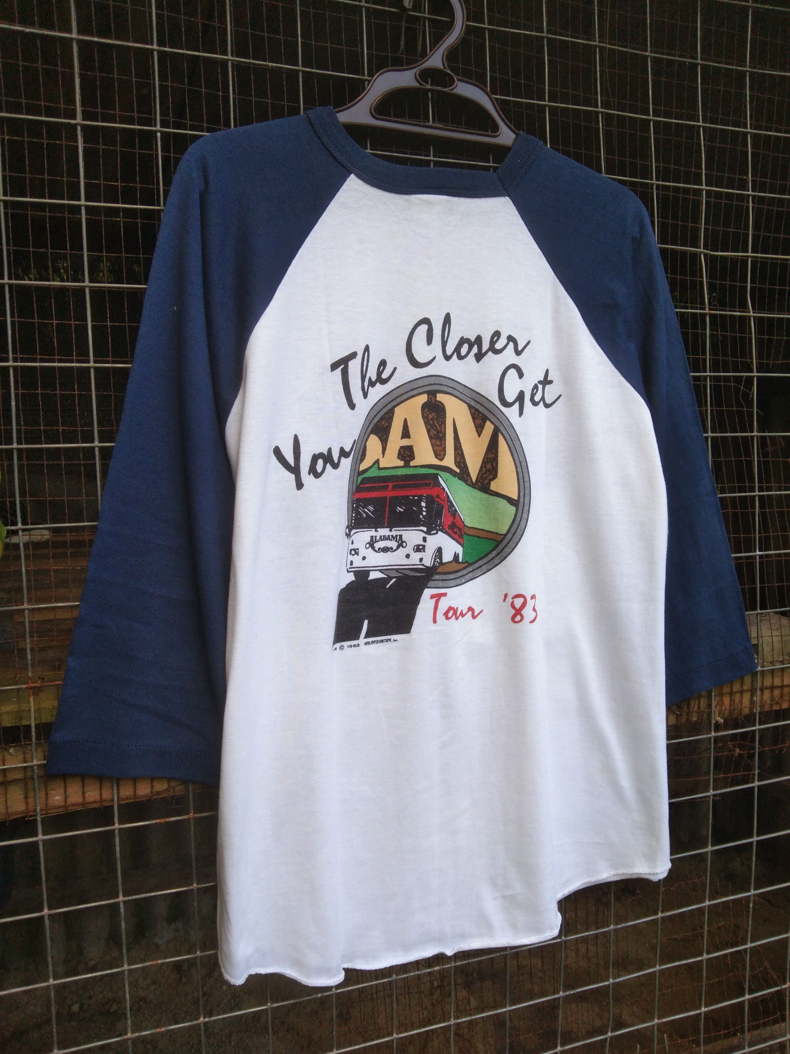 Band Tees × Vintage VINTAGE ALABAMA TOUR 1983 T-SHIRT Size US L / EU 52-54 / 3 - 6 Thumbnail