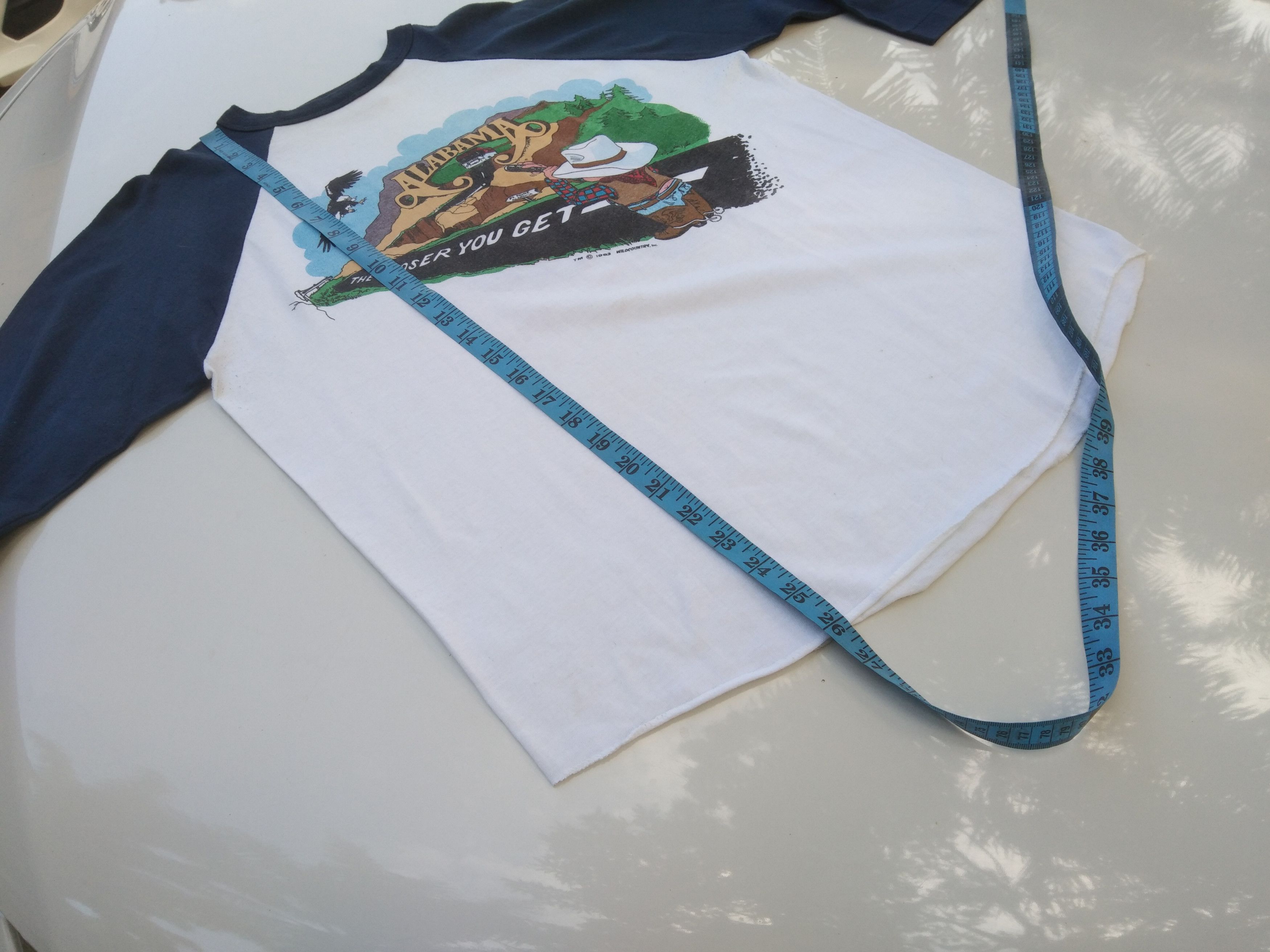 Band Tees × Vintage VINTAGE ALABAMA TOUR 1983 T-SHIRT Size US L / EU 52-54 / 3 - 11 Thumbnail