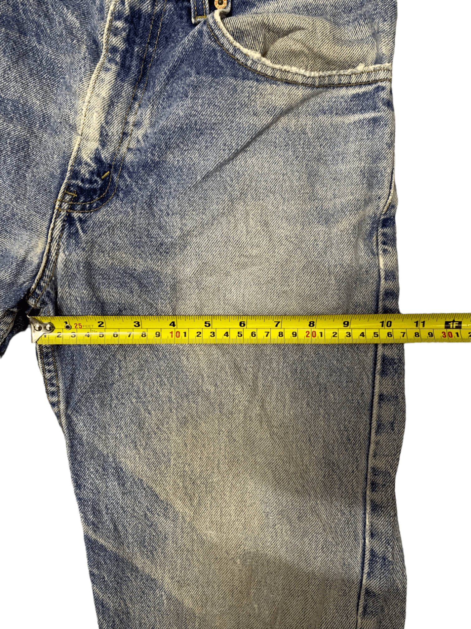 Levi's × Levi's Vintage Clothing Vintage 90s Levis 505 Blue Wash Ripped Distressed Jeans Size US 30 / EU 46 - 15 Thumbnail