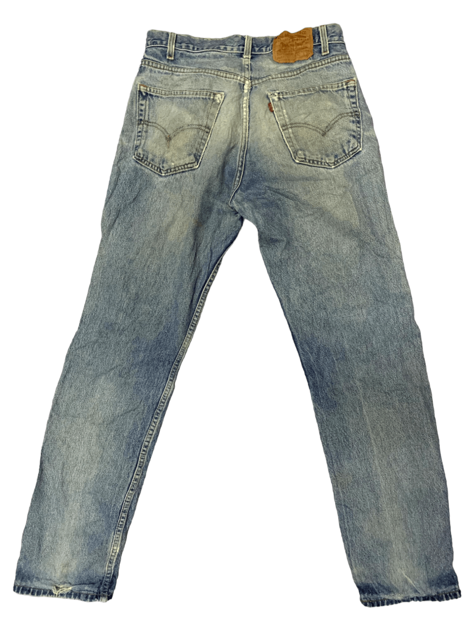 Levi's × Levi's Vintage Clothing Vintage 90s Levis 505 Blue Wash Ripped Distressed Jeans Size US 30 / EU 46 - 6 Thumbnail