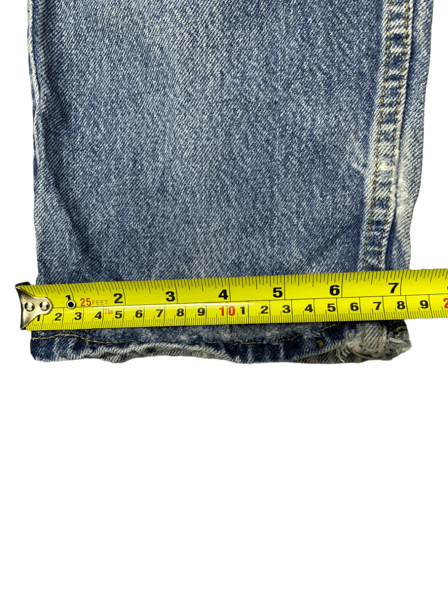 Levi's × Levi's Vintage Clothing Vintage 90s Levis 505 Blue Wash Ripped Distressed Jeans Size US 30 / EU 46 - 16 Thumbnail