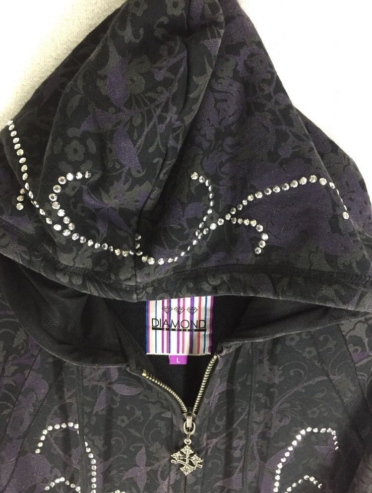 Other Diamond Brand Full Printed Rhinestone Hoodie Size US L / EU 52-54 / 3 - 4 Thumbnail