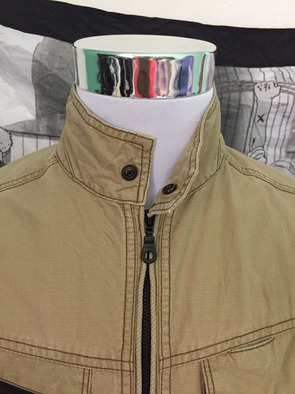 Japanese Brand Burtle Vice United Zipper Jacket Size US L / EU 52-54 / 3 - 13 Thumbnail