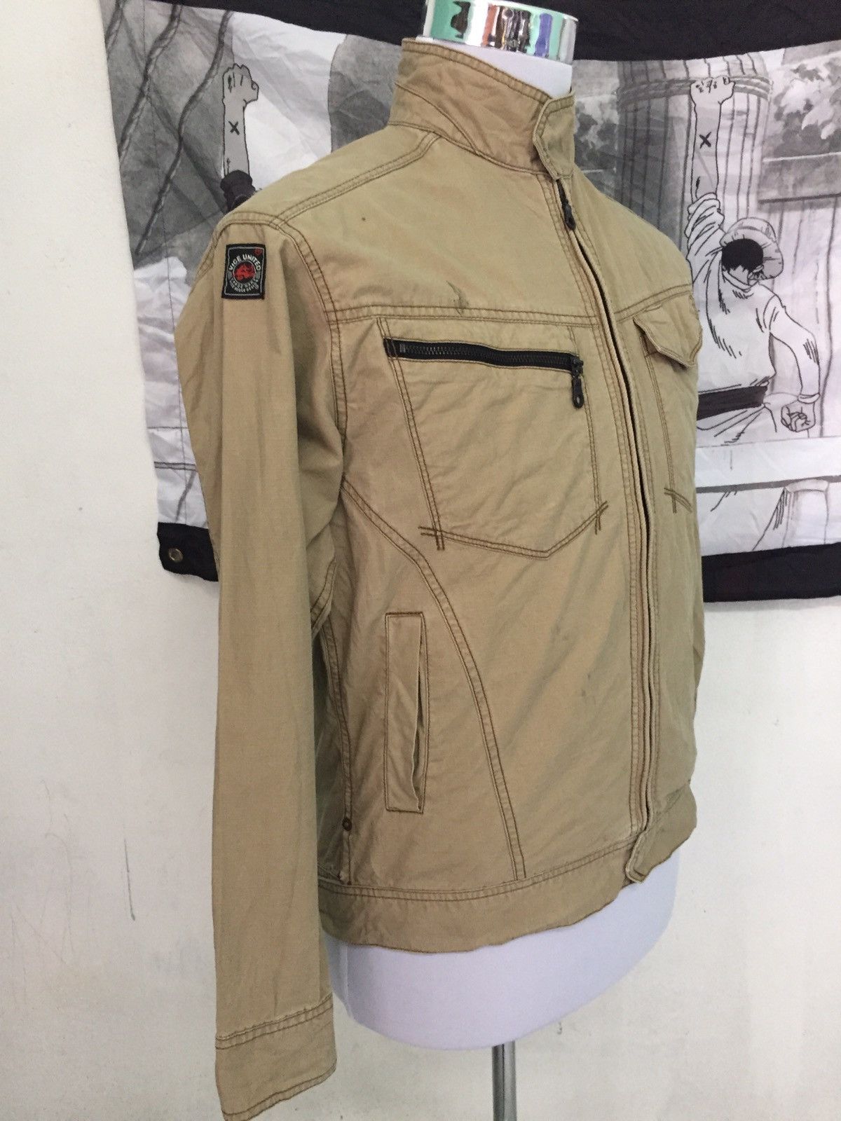Japanese Brand Burtle Vice United Zipper Jacket Size US L / EU 52-54 / 3 - 10 Thumbnail