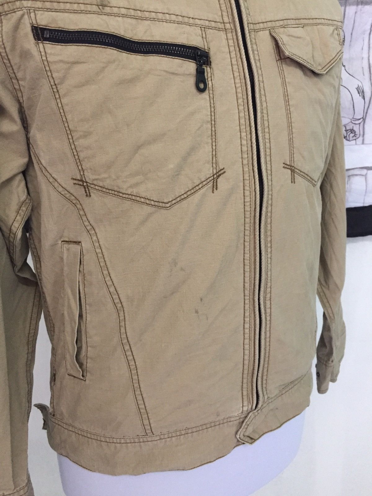 Japanese Brand Burtle Vice United Zipper Jacket Size US L / EU 52-54 / 3 - 12 Thumbnail