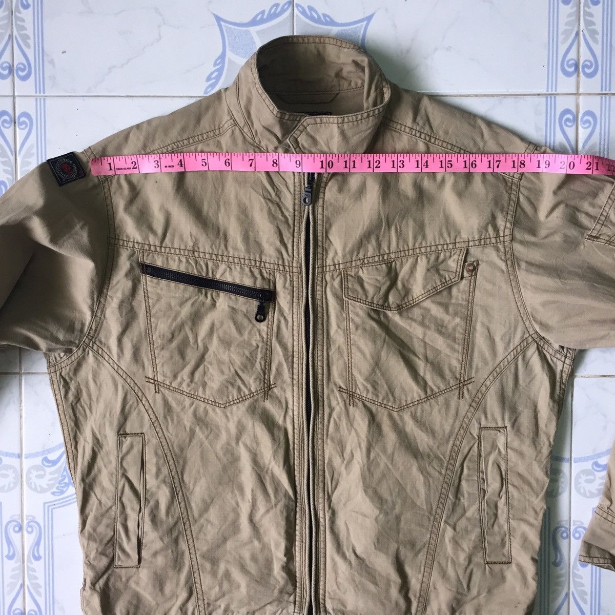 Japanese Brand Burtle Vice United Zipper Jacket Size US L / EU 52-54 / 3 - 21 Thumbnail