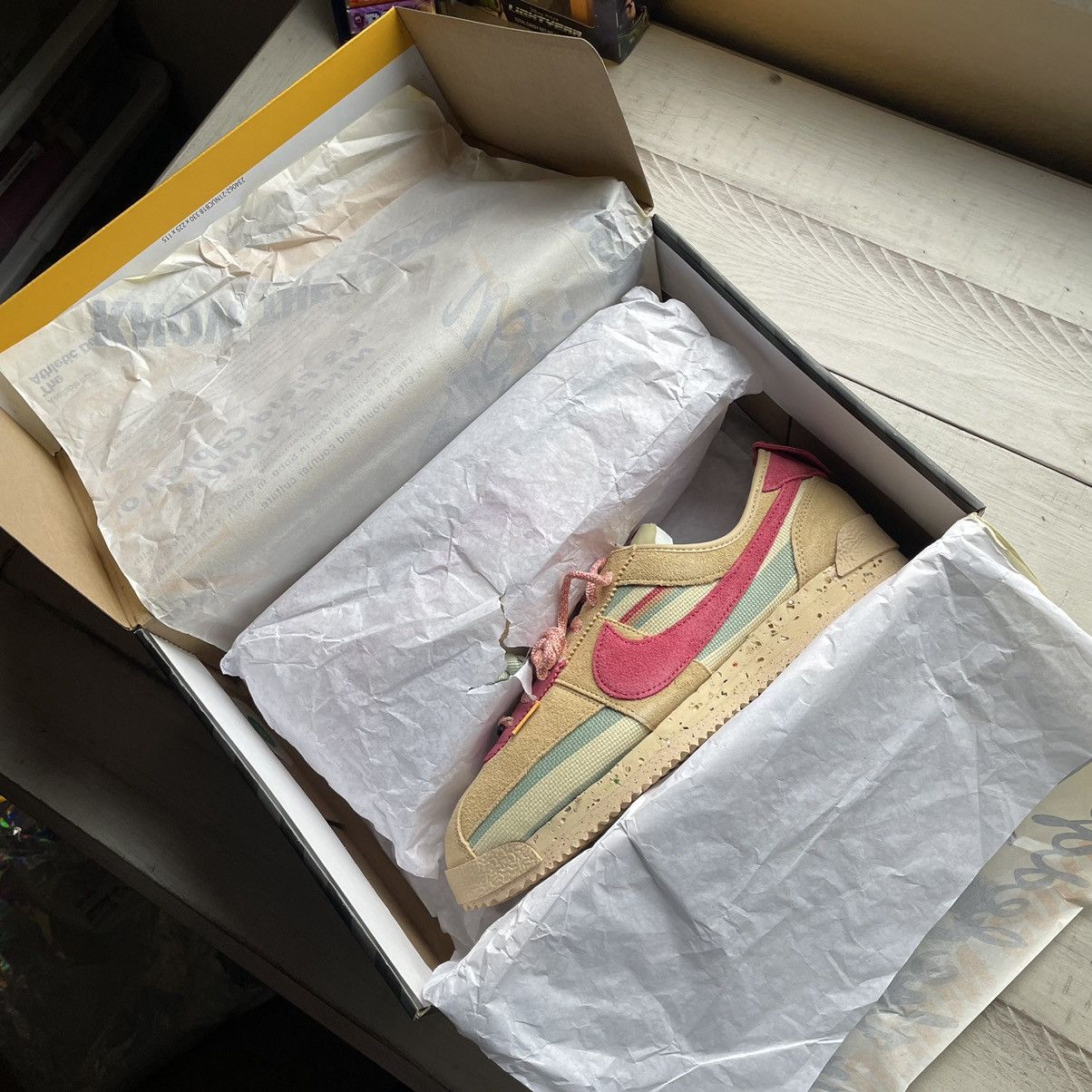Nike CORTEZ SPECiAL PROJECT SESAME PiNK CLAY DUTCH GREEN Size US 9.5 / EU 42-43 - 15 Thumbnail