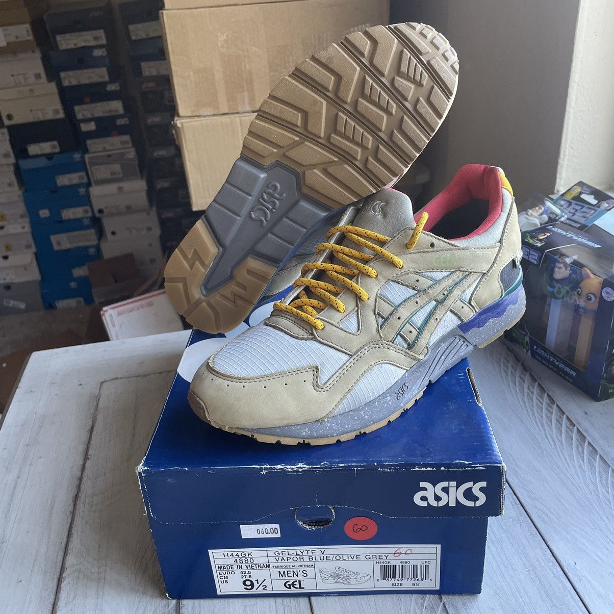 Asics gel lyte v 5 vapor discount blue/olive grey bodega