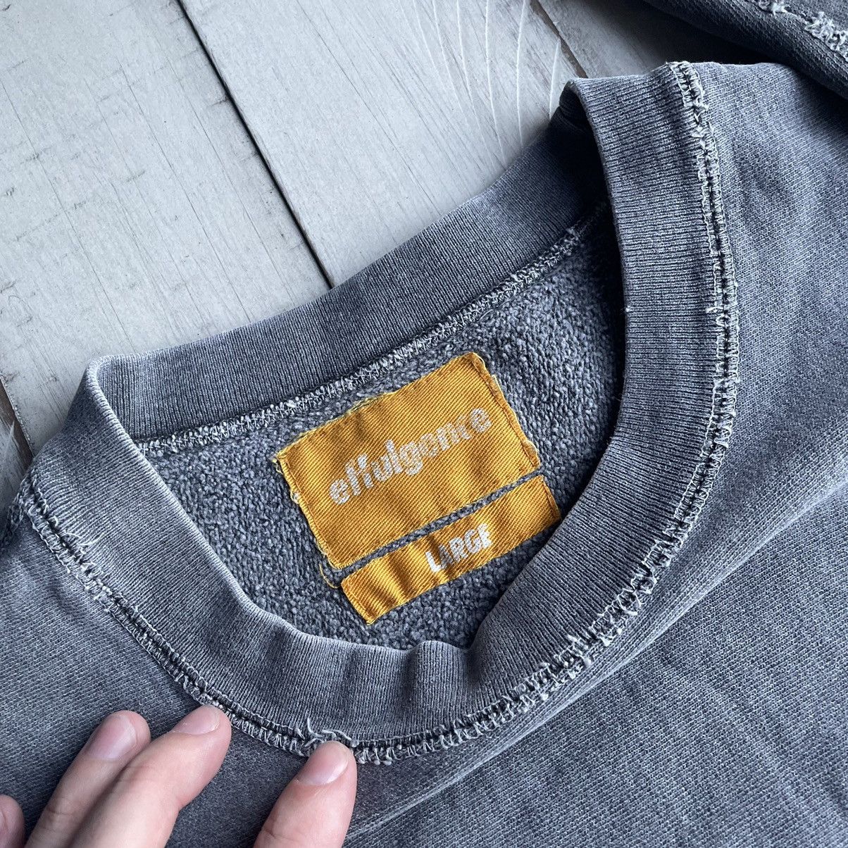 Effulgence distressed crewneck sweatshirt slim fit crust punk grunge Size US L / EU 52-54 / 3 - 8 Thumbnail