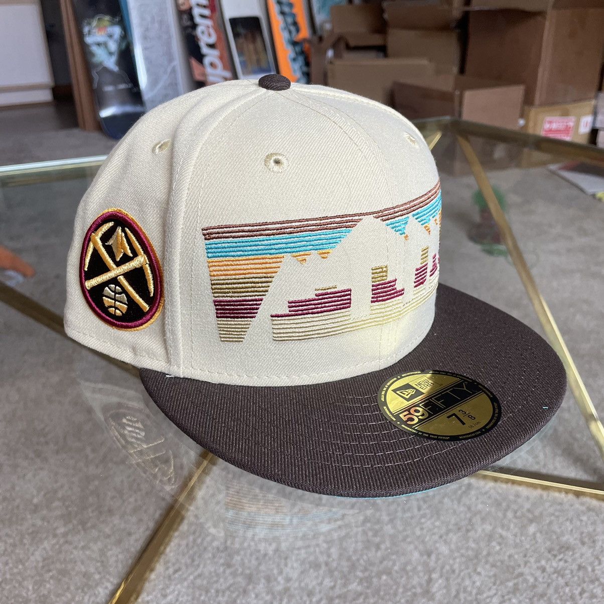 MyFitteds 7 3/8 denver nuggets autumn ombré vintage uno 5950 fitted Size ONE SIZE - 4 Thumbnail