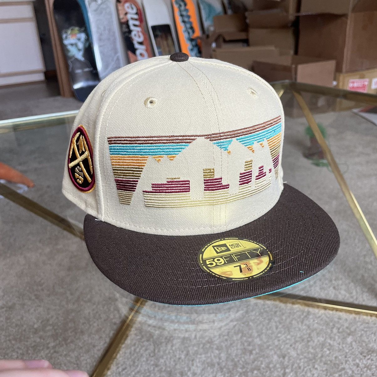 MyFitteds 7 3/8 denver nuggets autumn ombré vintage uno 5950 fitted Size ONE SIZE - 3 Thumbnail