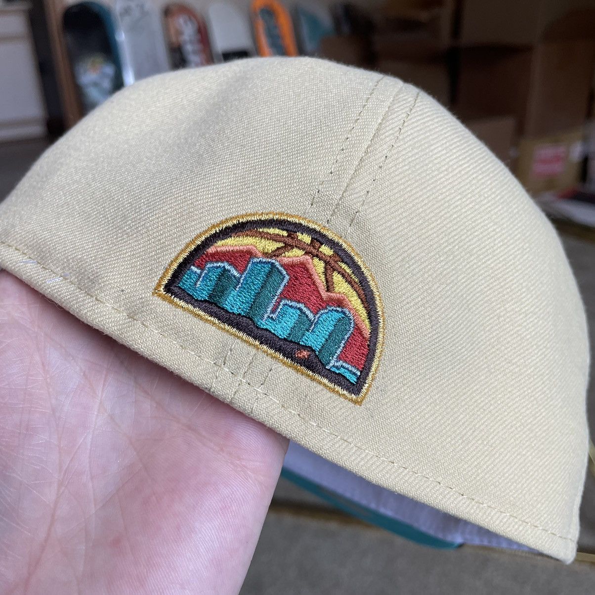 MyFitteds 7 3/8 denver nuggets autumn ombré vintage uno 5950 fitted Size ONE SIZE - 7 Thumbnail
