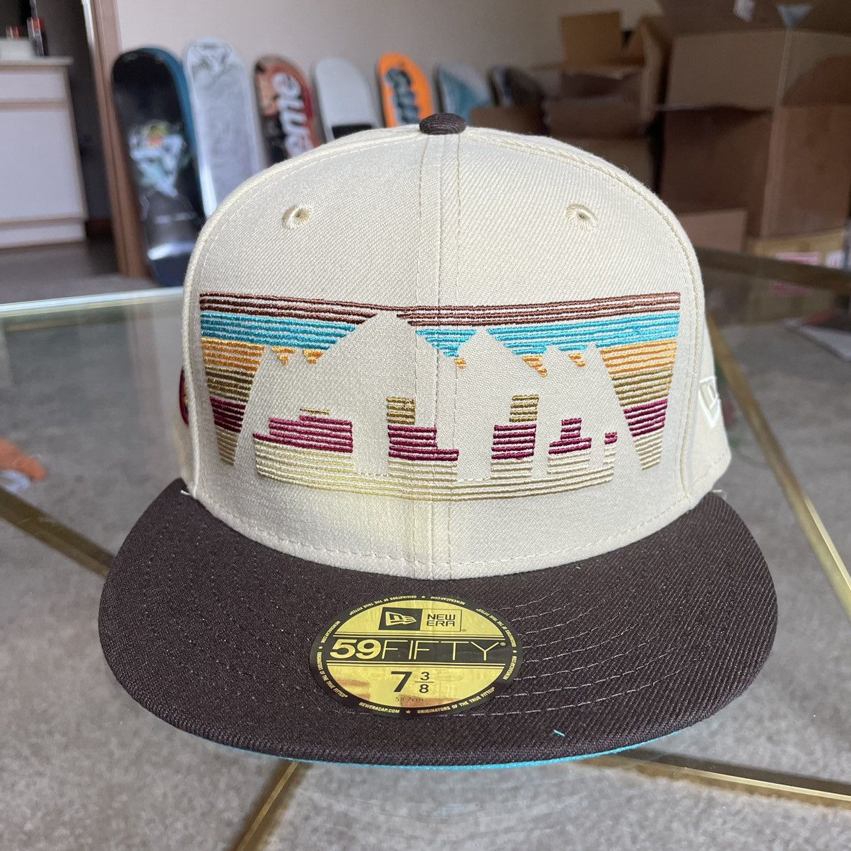 MyFitteds 7 3/8 denver nuggets autumn ombré vintage uno 5950 fitted Size ONE SIZE - 5 Thumbnail