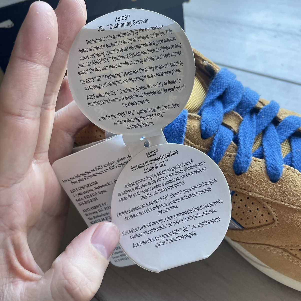Asics 2012 GEL SAGA ii FOOTPATROL WHEAT BEiGE TAN SUEDE H20RK6342 Size US 10.5 / EU 43-44 - 17 Thumbnail