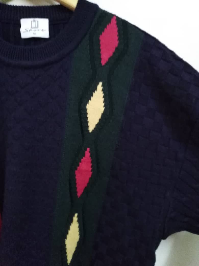 The Elder Statesman Avantgarde MultiColour Dunhill Sport Wool Knitwear Size US M / EU 48-50 / 2 - 2 Thumbnail