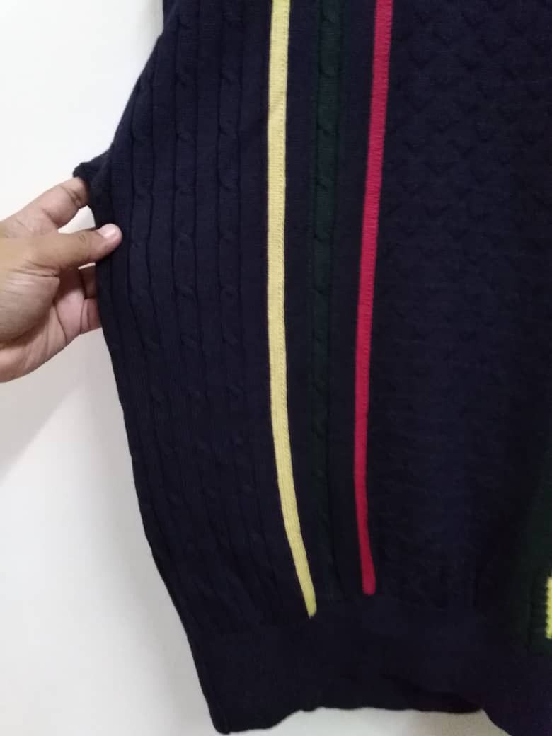 The Elder Statesman Avantgarde MultiColour Dunhill Sport Wool Knitwear Size US M / EU 48-50 / 2 - 4 Thumbnail