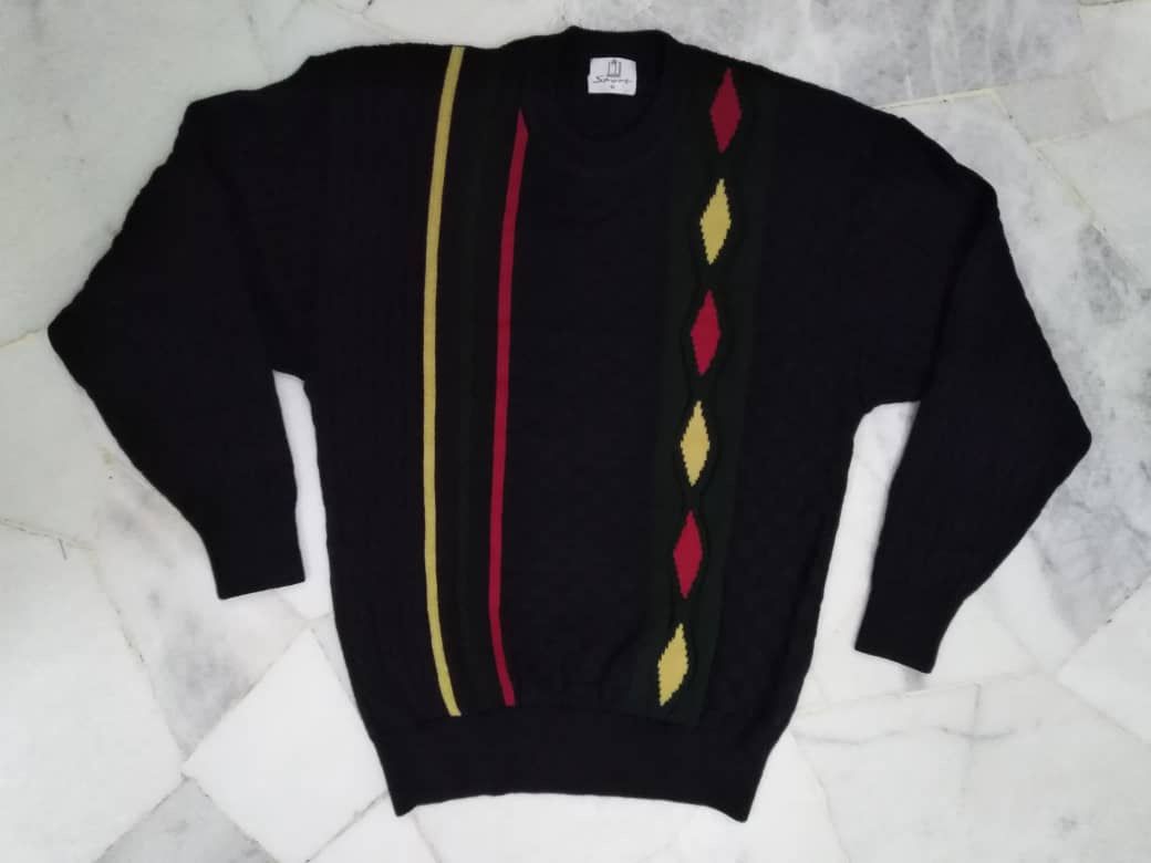 The Elder Statesman Avantgarde MultiColour Dunhill Sport Wool Knitwear Size US M / EU 48-50 / 2 - 13 Thumbnail