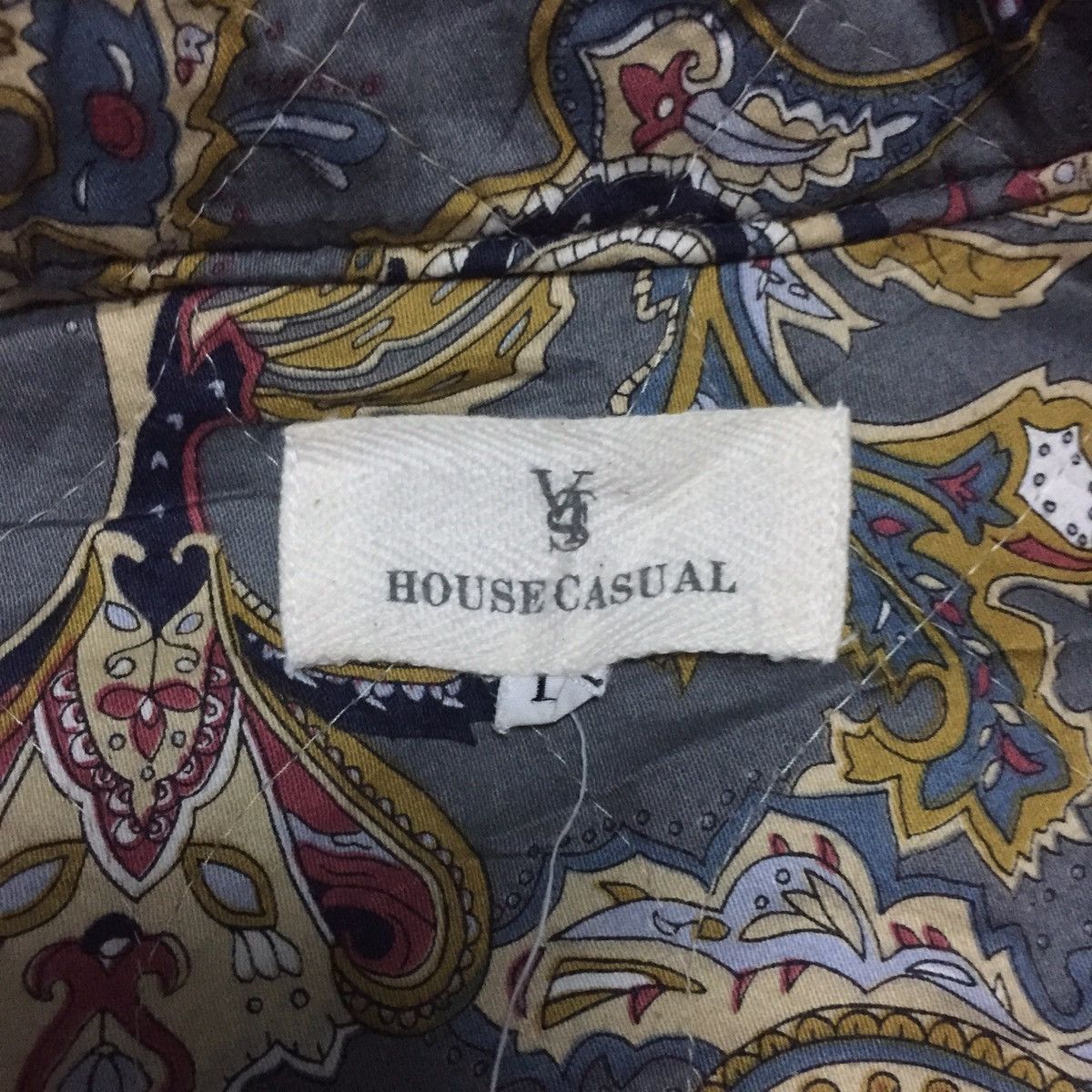 Japanese Brand Flower Paisley Overprinted Jacket Made in Japan Size US L / EU 52-54 / 3 - 17 Thumbnail