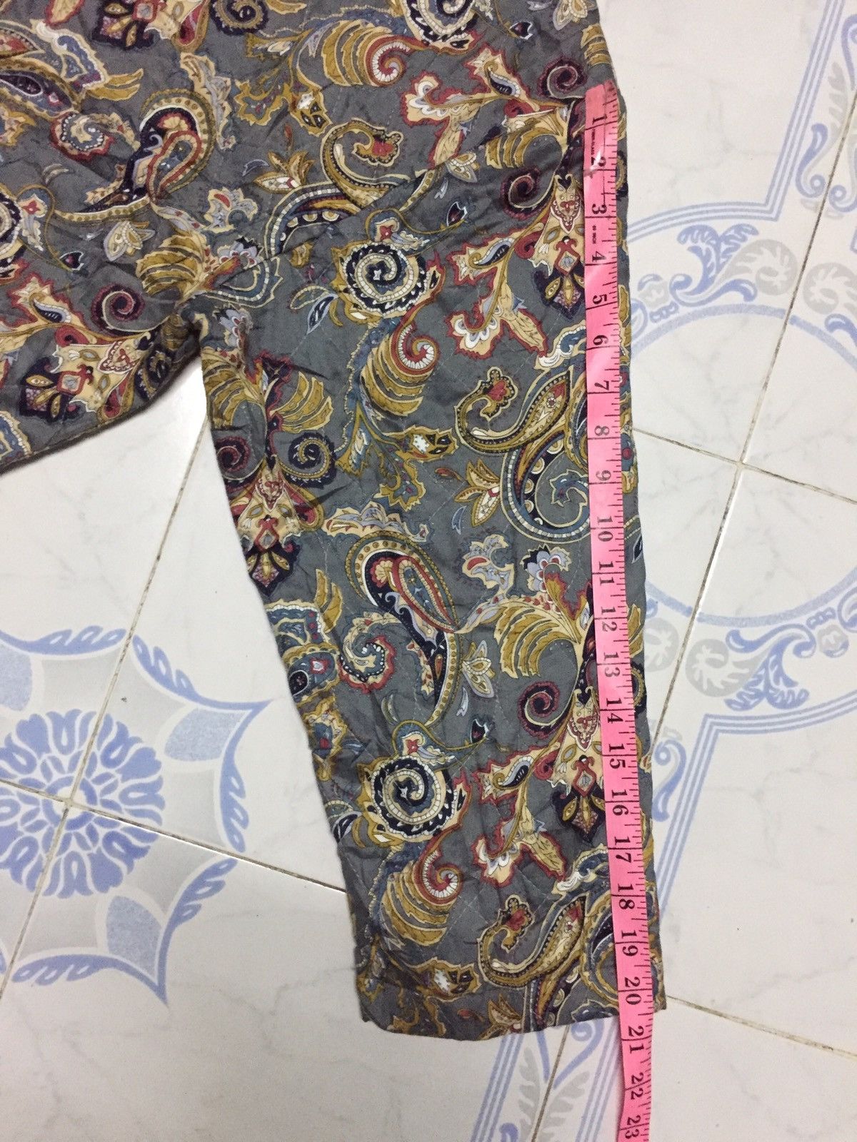 Japanese Brand Flower Paisley Overprinted Jacket Made in Japan Size US L / EU 52-54 / 3 - 22 Thumbnail