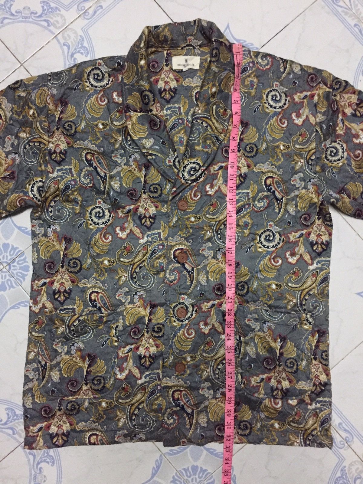 Japanese Brand Flower Paisley Overprinted Jacket Made in Japan Size US L / EU 52-54 / 3 - 20 Thumbnail