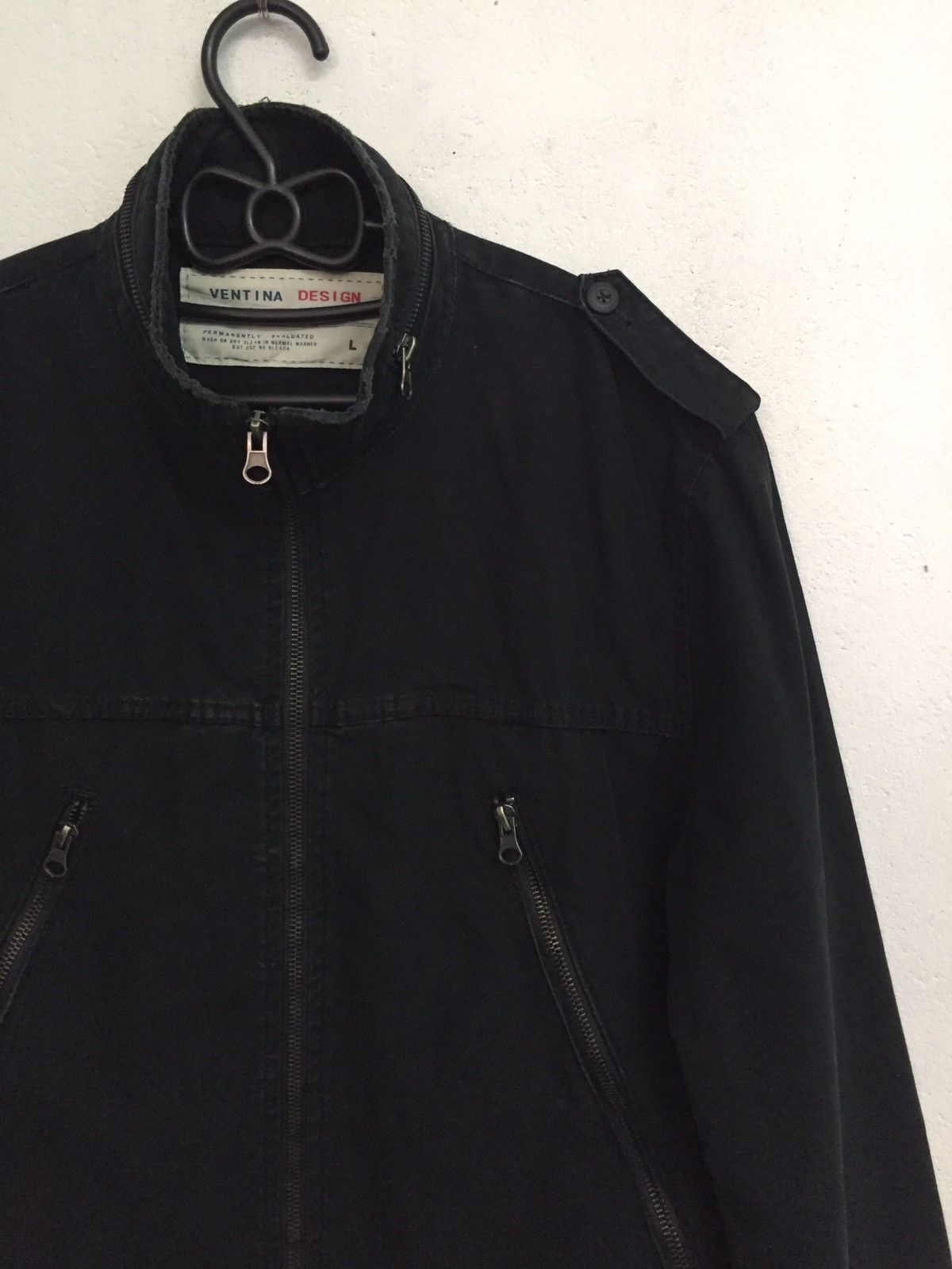 Japanese Brand Ventina Design Long Zipper Pockets Jacket Size US L / EU 52-54 / 3 - 2 Thumbnail