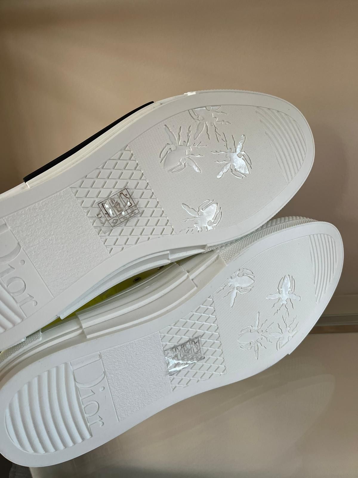 Dior B23 High Top Oblique in Yellow & White Size US 13 / EU 46 - 12 Thumbnail