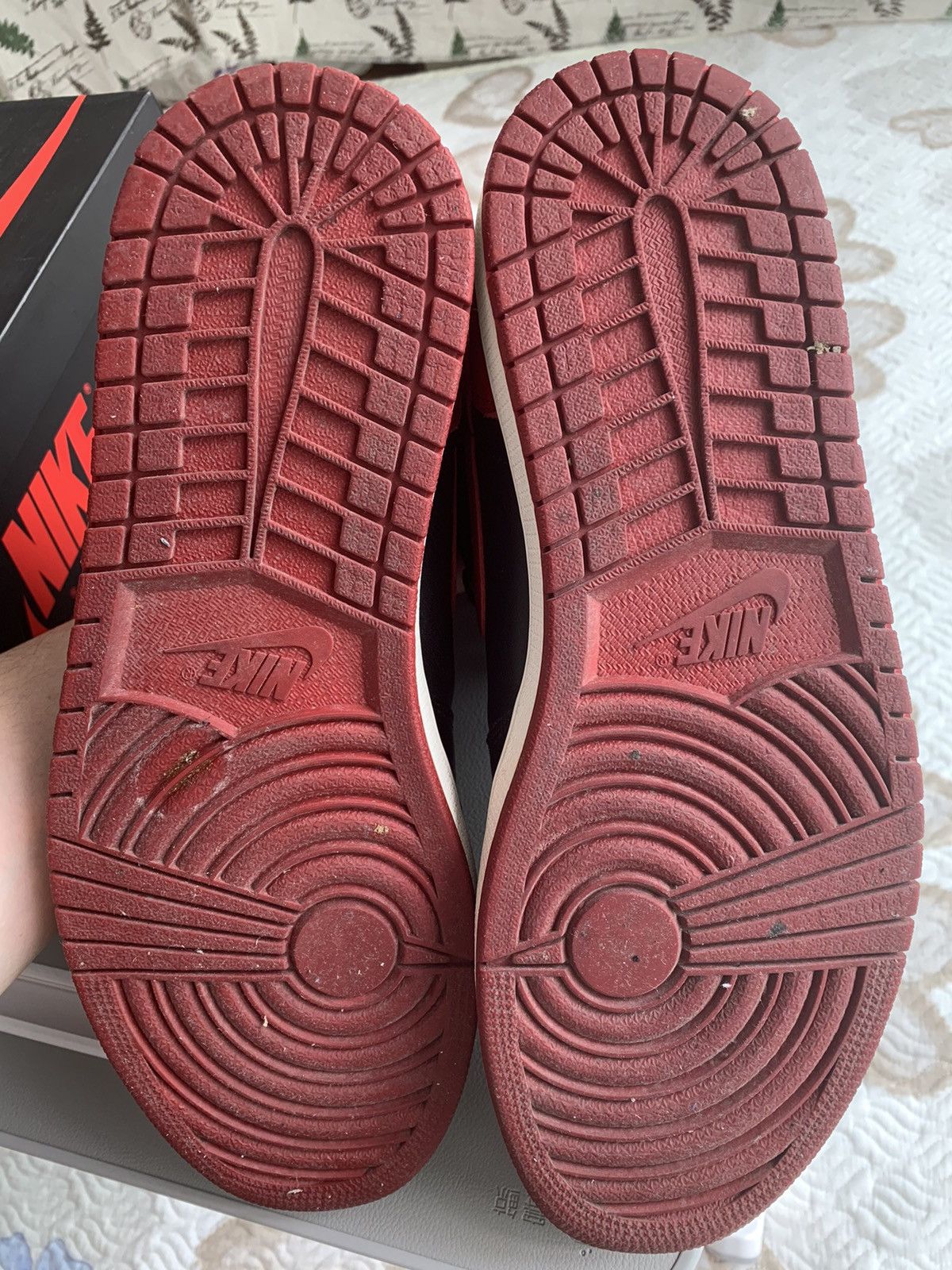 Jordan Brand × Nike Jordan 1 Bred 2016 sz Us11.5 Size US 11.5 / EU 44-45 - 3 Thumbnail