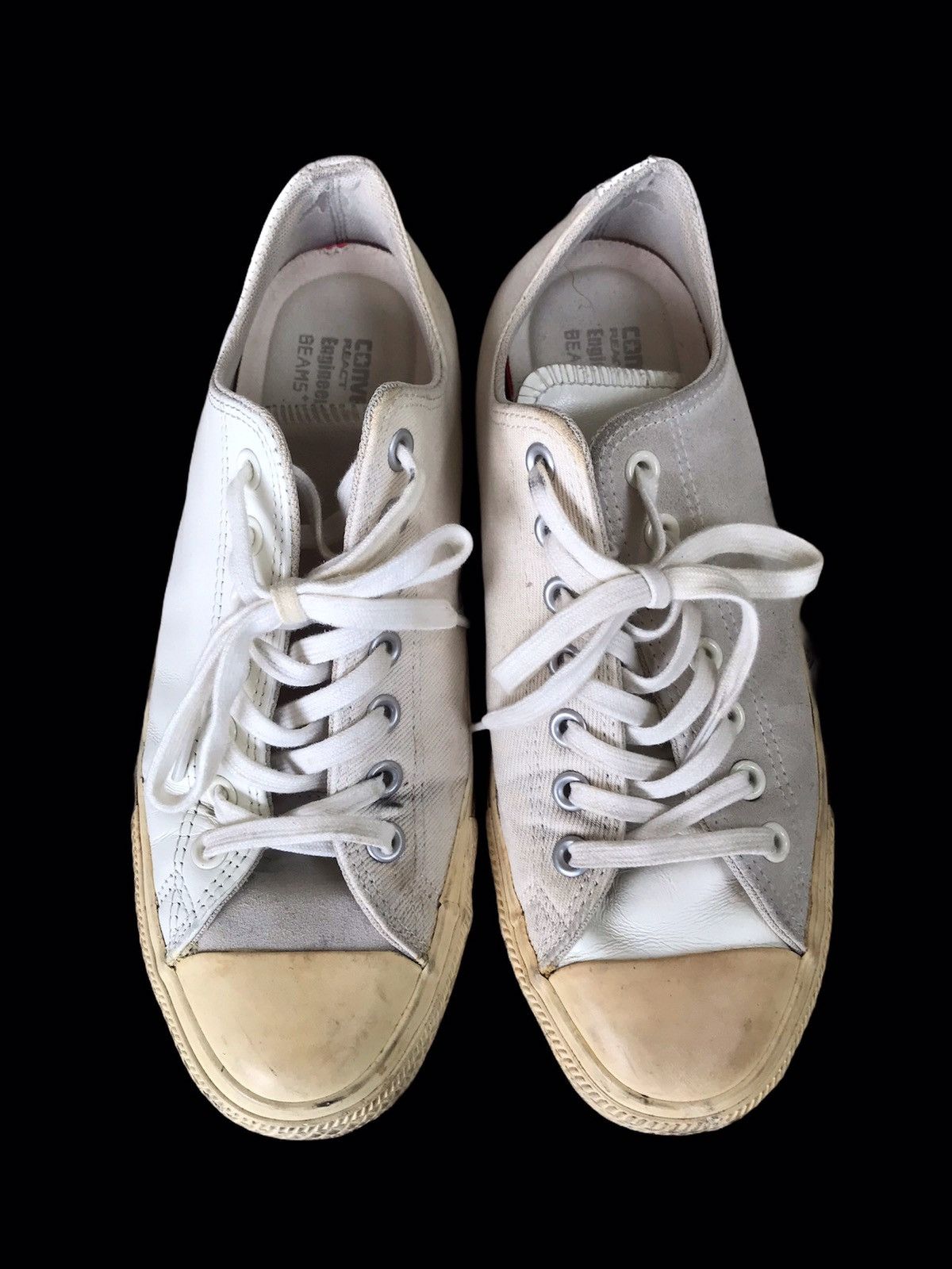image of Beams Plus x Converse Vintage Converse Engineered Garments Shoes in White, Men's (Size 9)